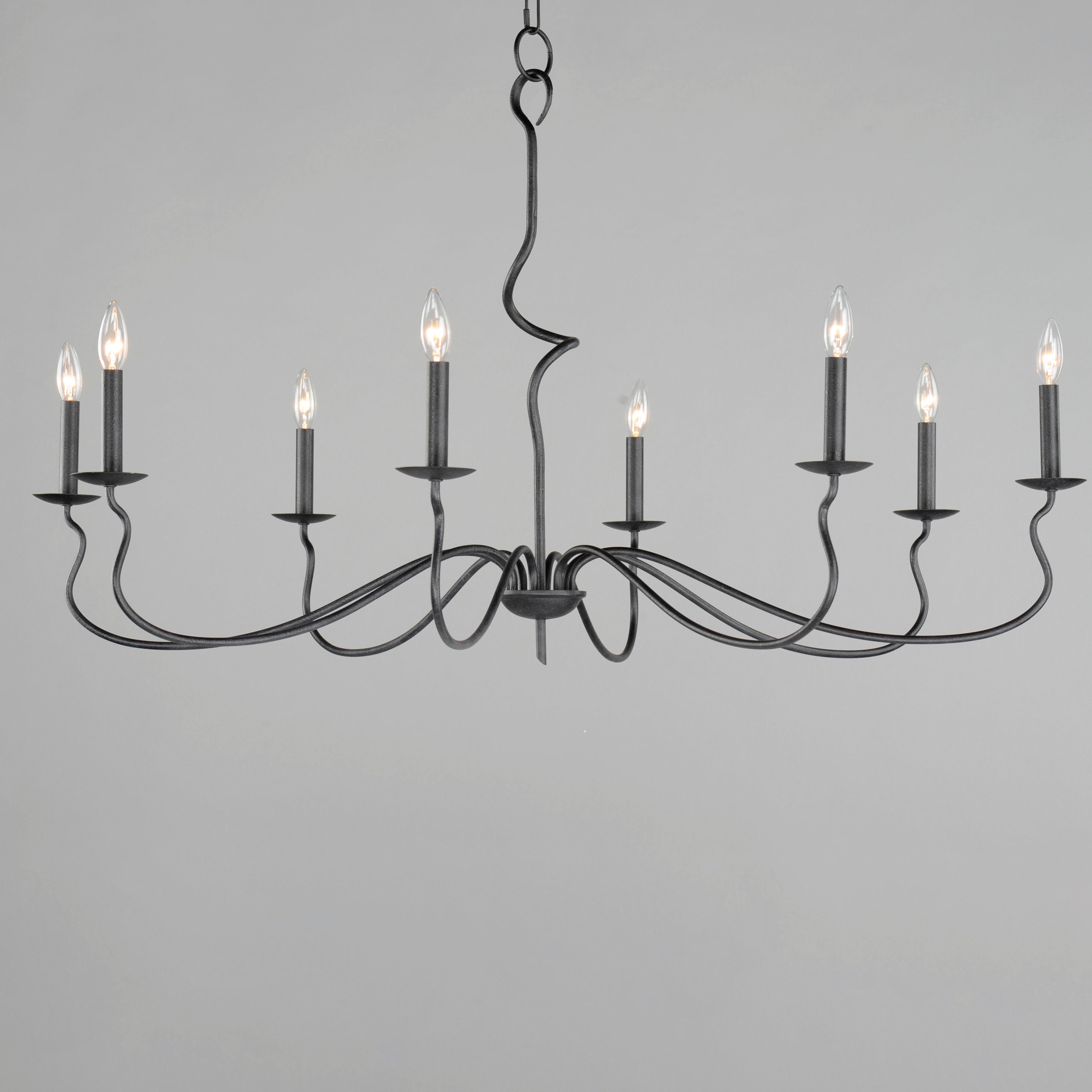 Rauduvyo Chandelier Métal Industriel Minimaliste Moderne - Neutralighting