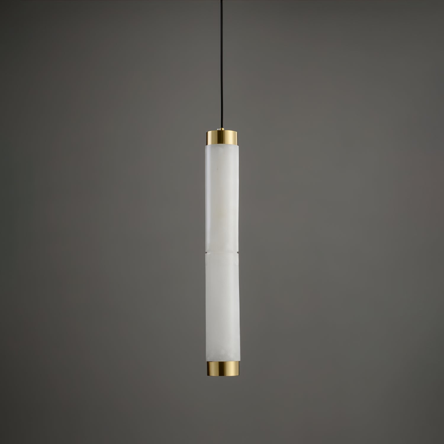 Lira Cylindrical Alabaster Pendant Light - Letslighting