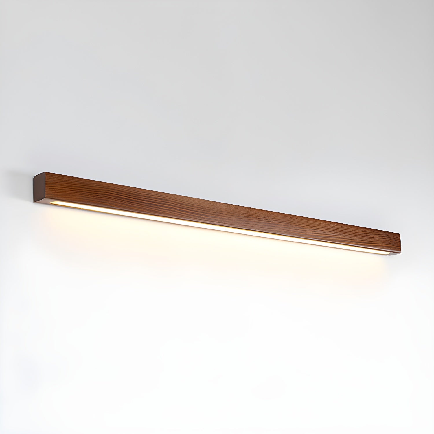 Lustra Applique Murale Linéaire Bois et LED Design Minimaliste - Neutralighting