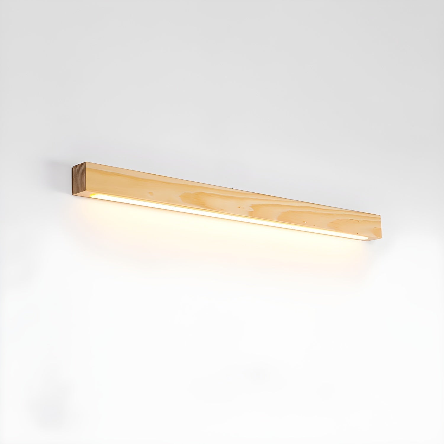 Lustra Applique Murale Linéaire Bois et LED Design Minimaliste - Neutralighting