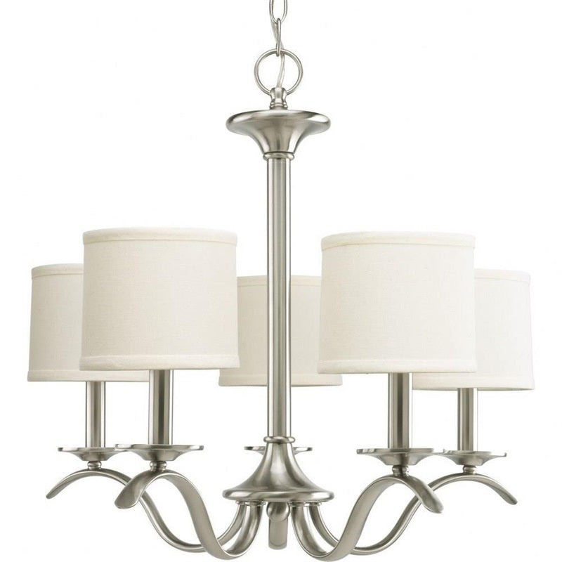 Vatnuvys Chandelier Métal Laiton Tissu Traditionnel Premium - Neutralighting