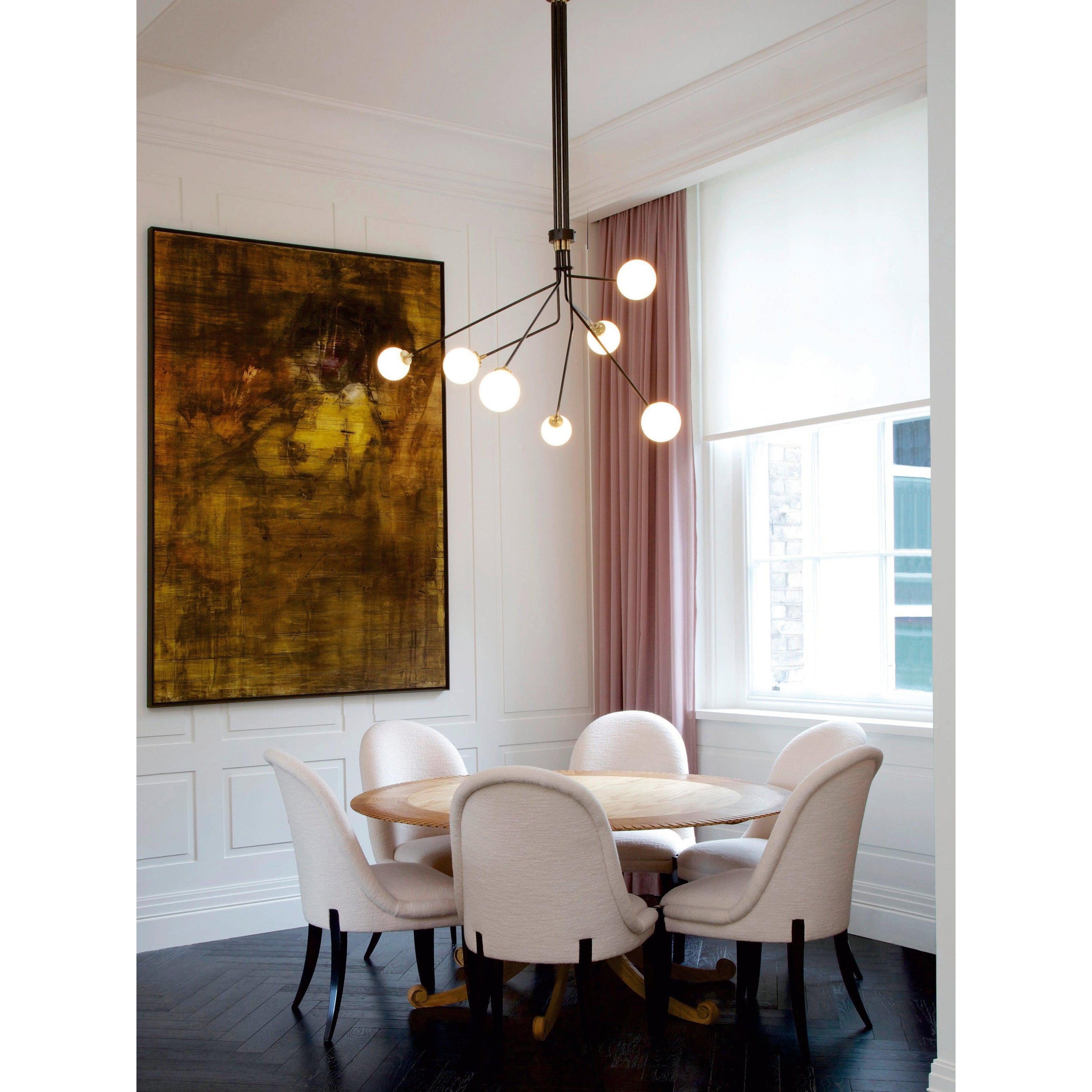 Vatnuvyo Modern Minimalist Brass Metal Glass Ceiling Lamp - Lamp Copper