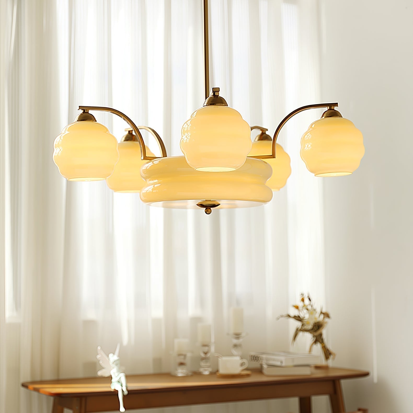 Art Deco Vintage Chandelier - Blowlighting