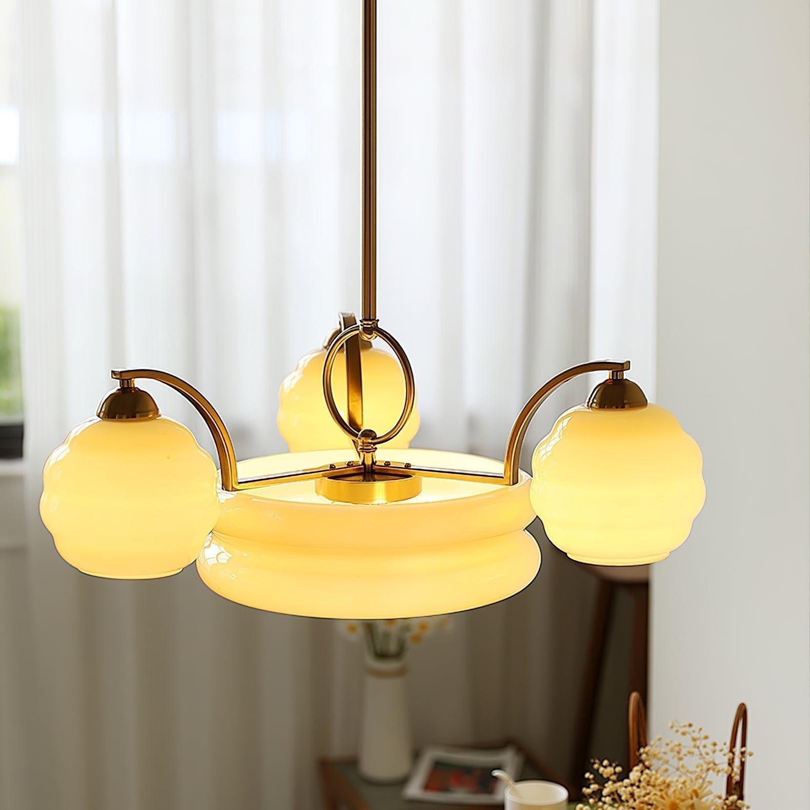 Art Deco Vintage Chandelier - Blowlighting