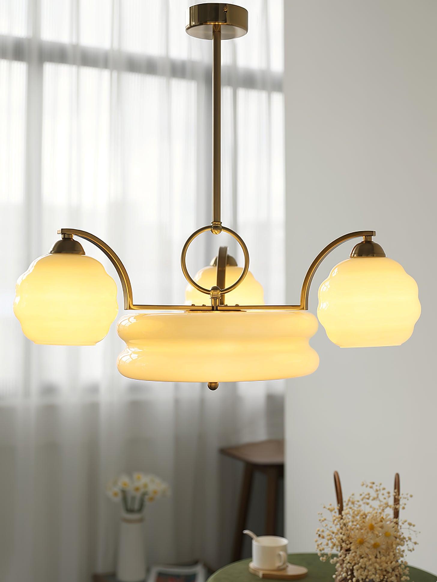 Art Deco Vintage Chandelier - Blowlighting