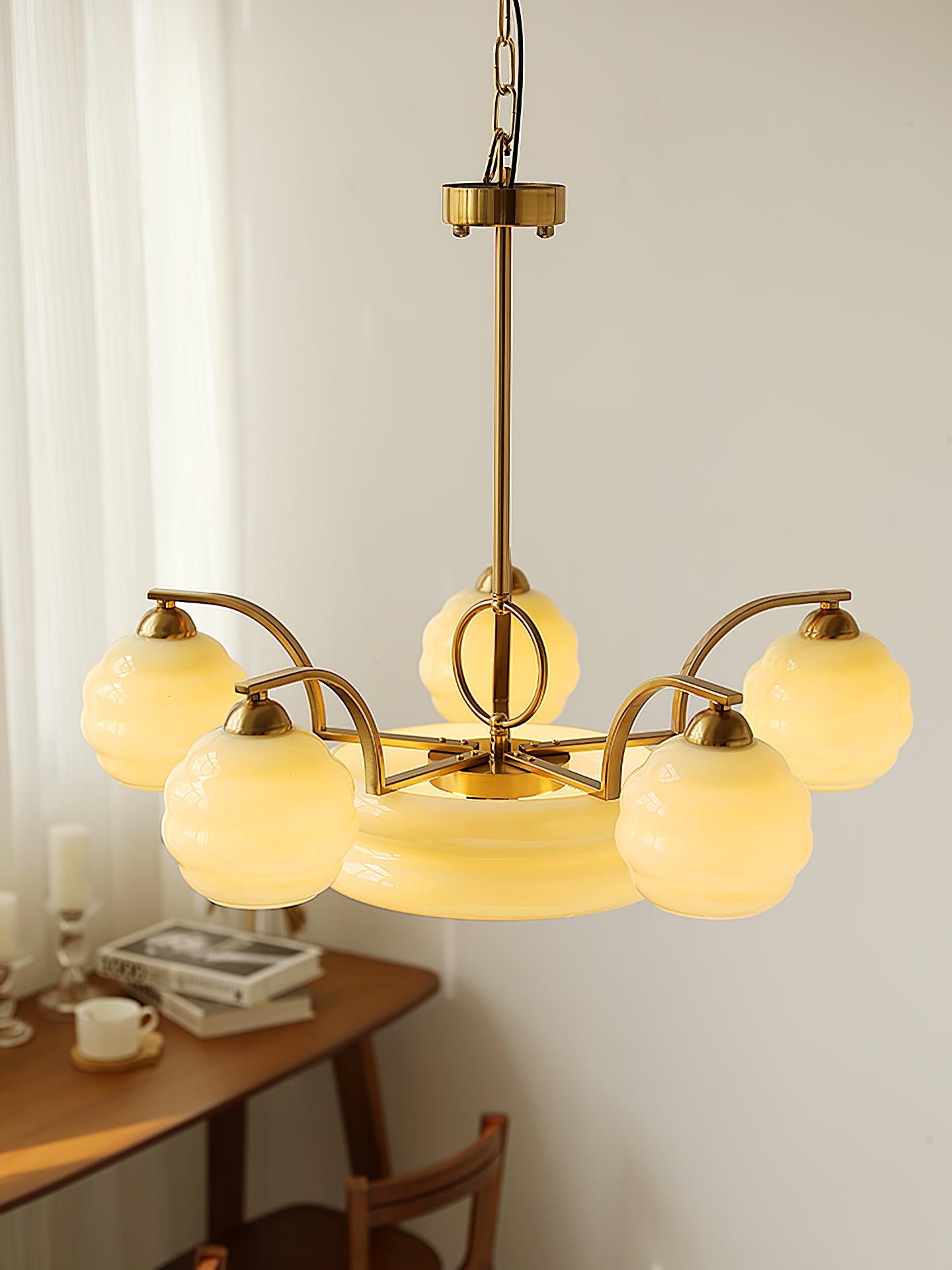 Art Deco Vintage Chandelier - Blowlighting