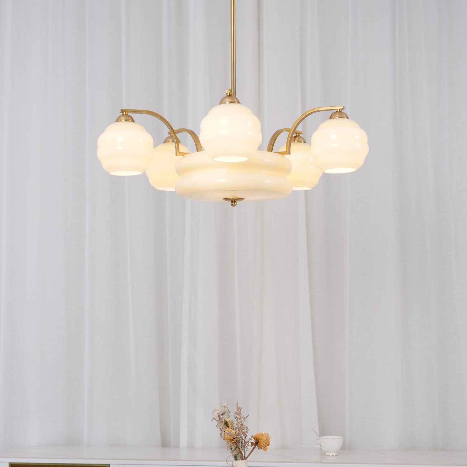 Art Deco Vintage Chandelier - Blowlighting