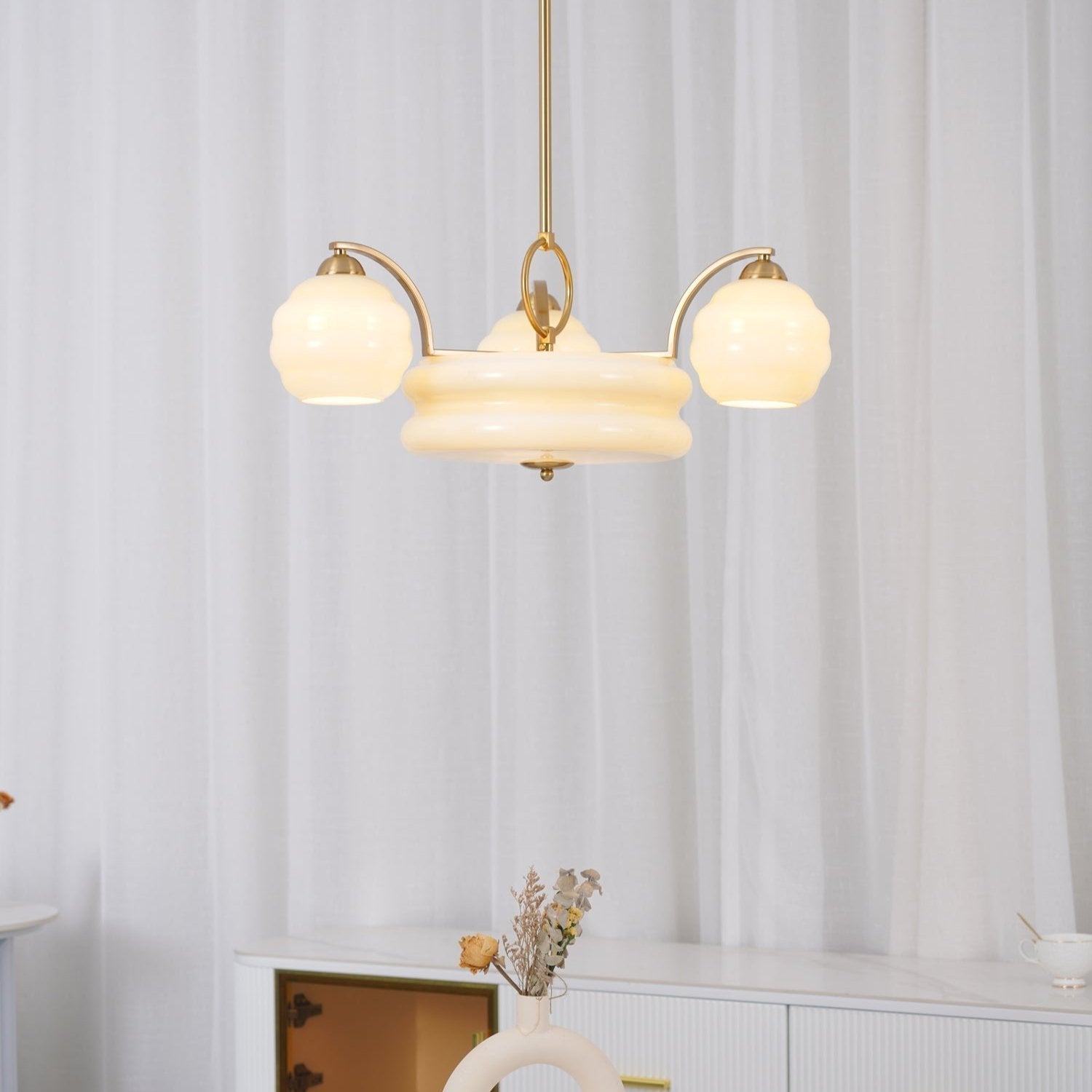 Art Deco Vintage Chandelier - Blowlighting