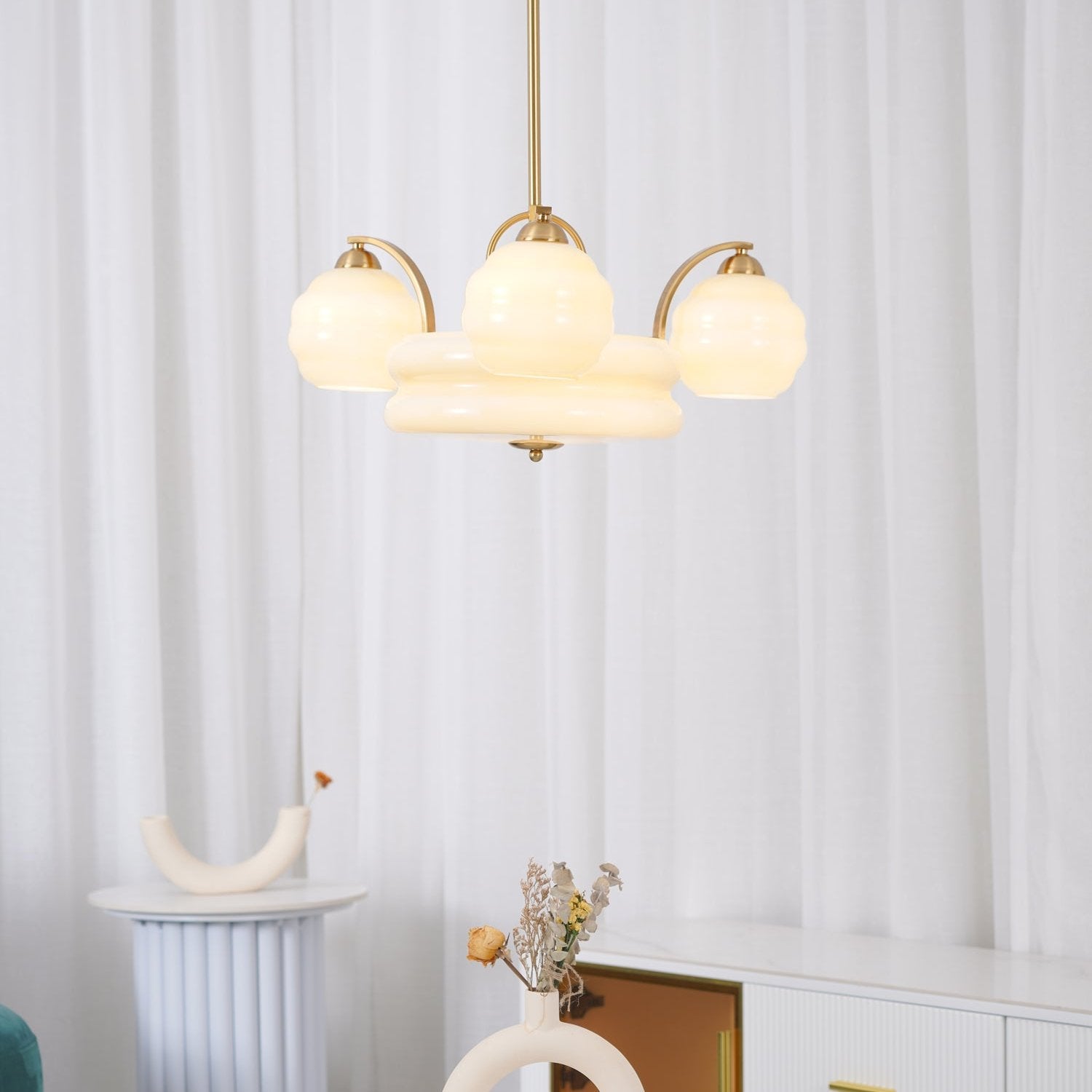 Art Deco Vintage Chandelier - Blowlighting