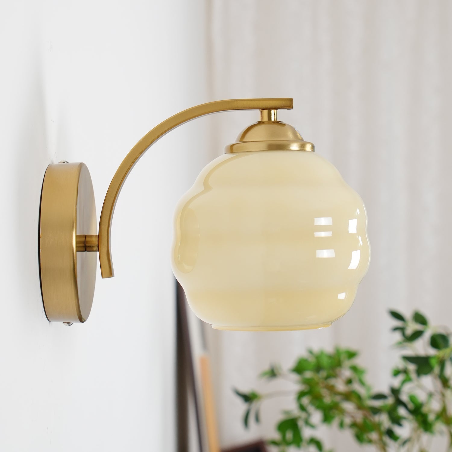 Lustra Wall Lamp Art Deco Glass Chrome - Neutralighting