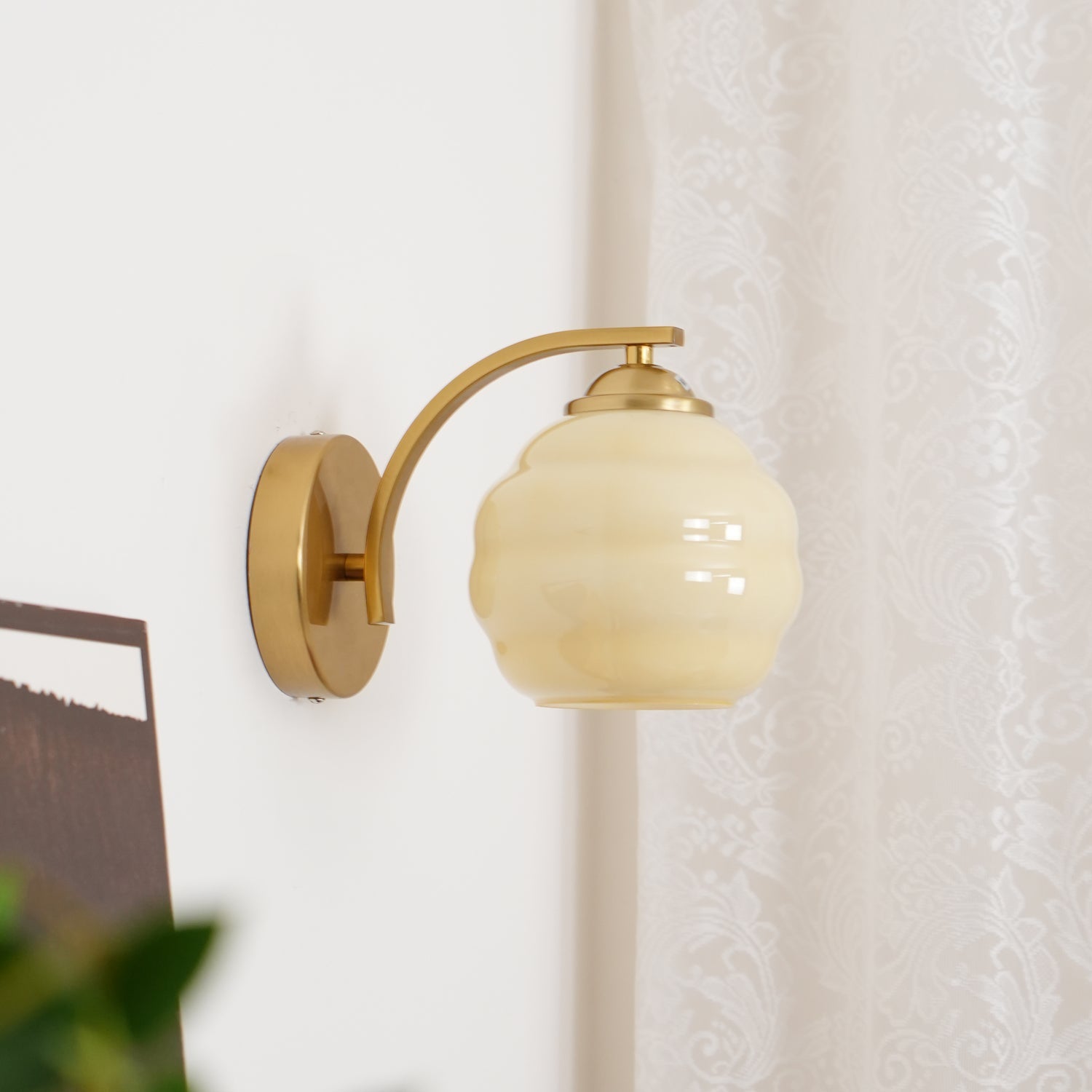 Lustra Wall Lamp Art Deco Glass Chrome - Neutralighting