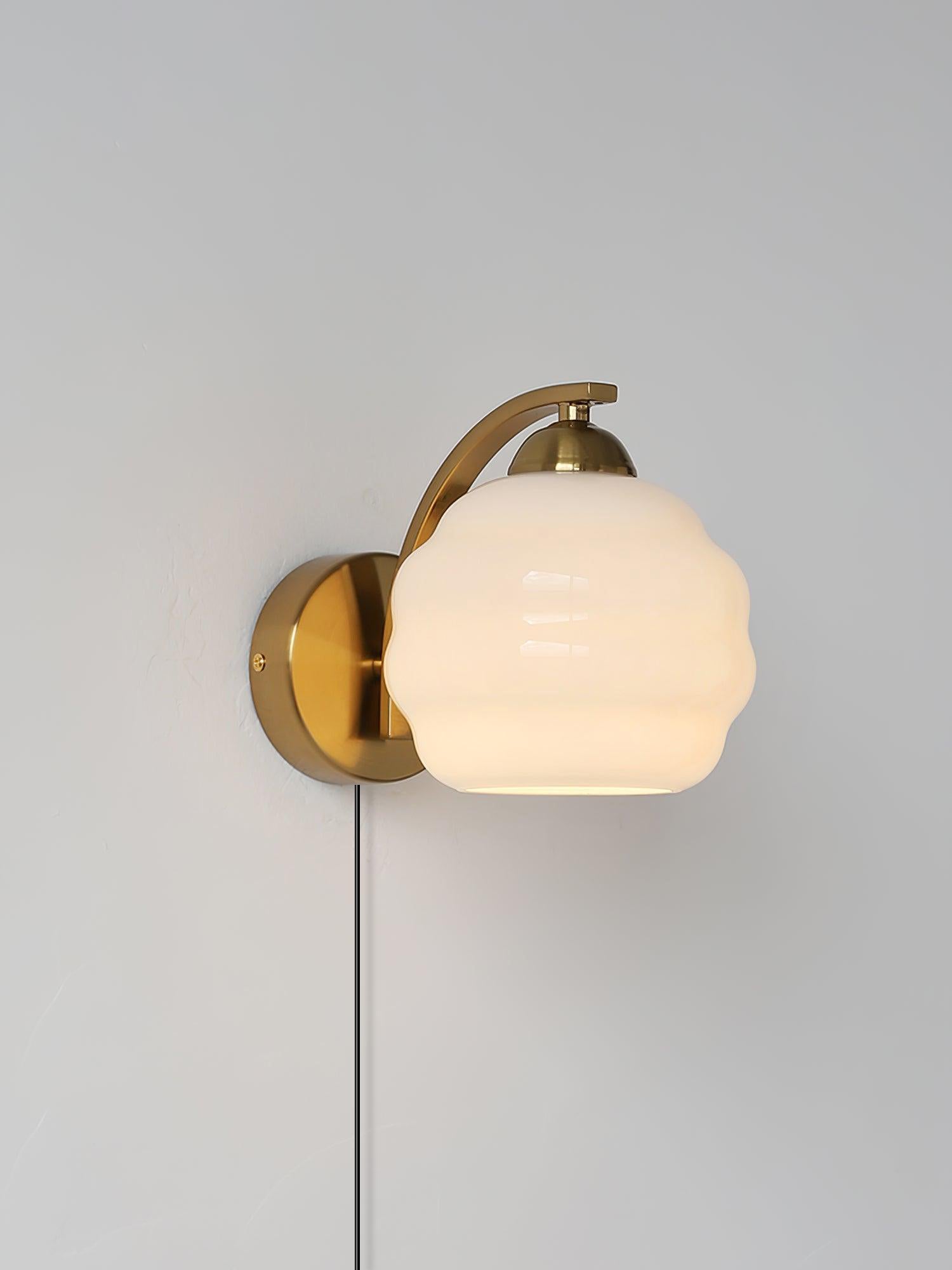Lustra Wall Lamp Art Deco Glass Chrome - Neutralighting
