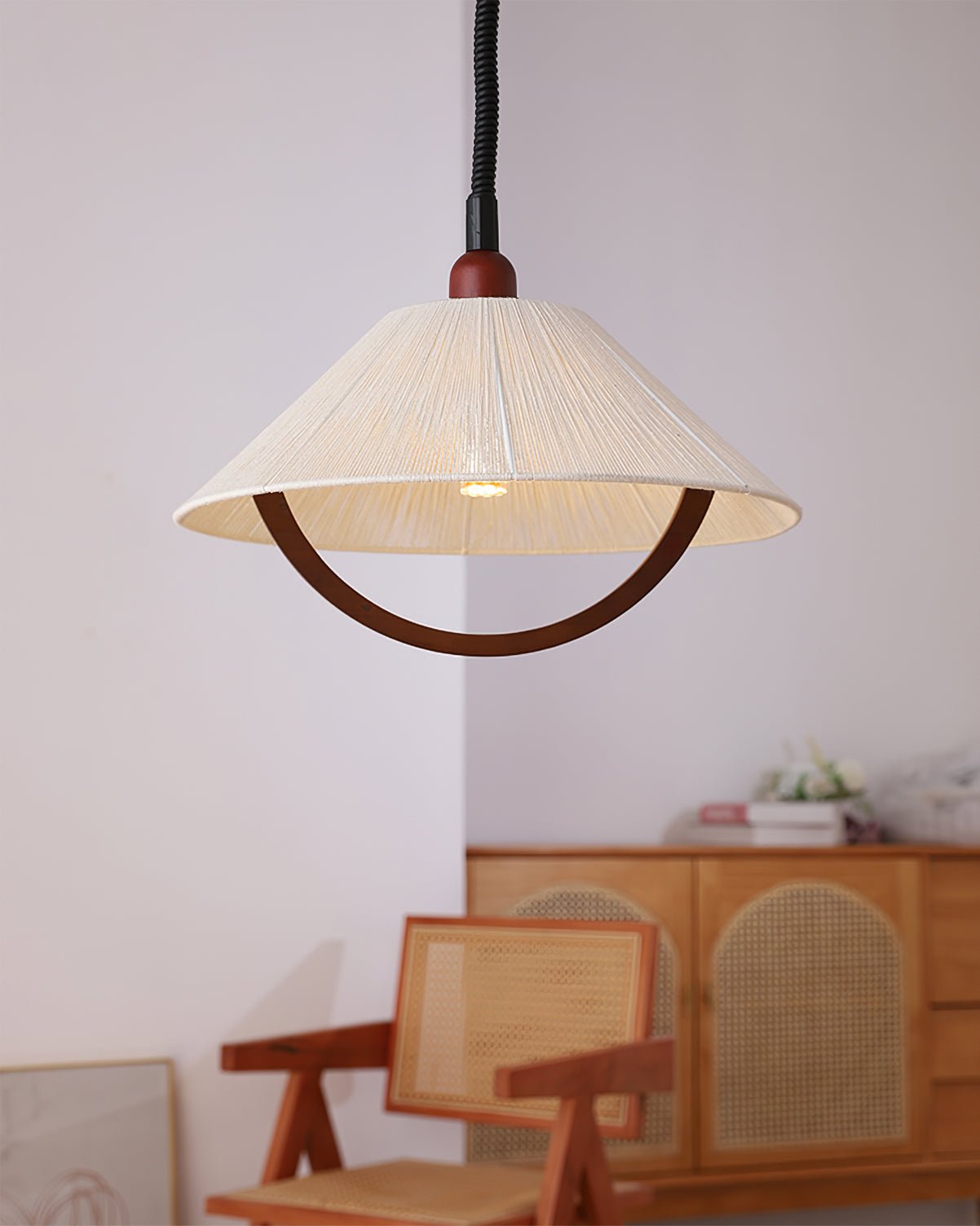 Syraeen Premium Nordic Art Bois Suspension - Neutralighting