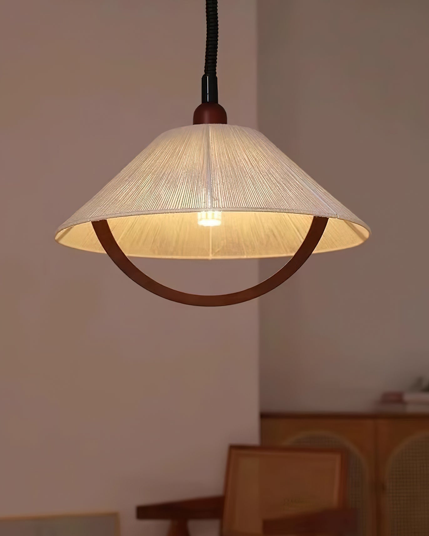 Syraeen Premium Nordic Art Bois Suspension - Neutralighting