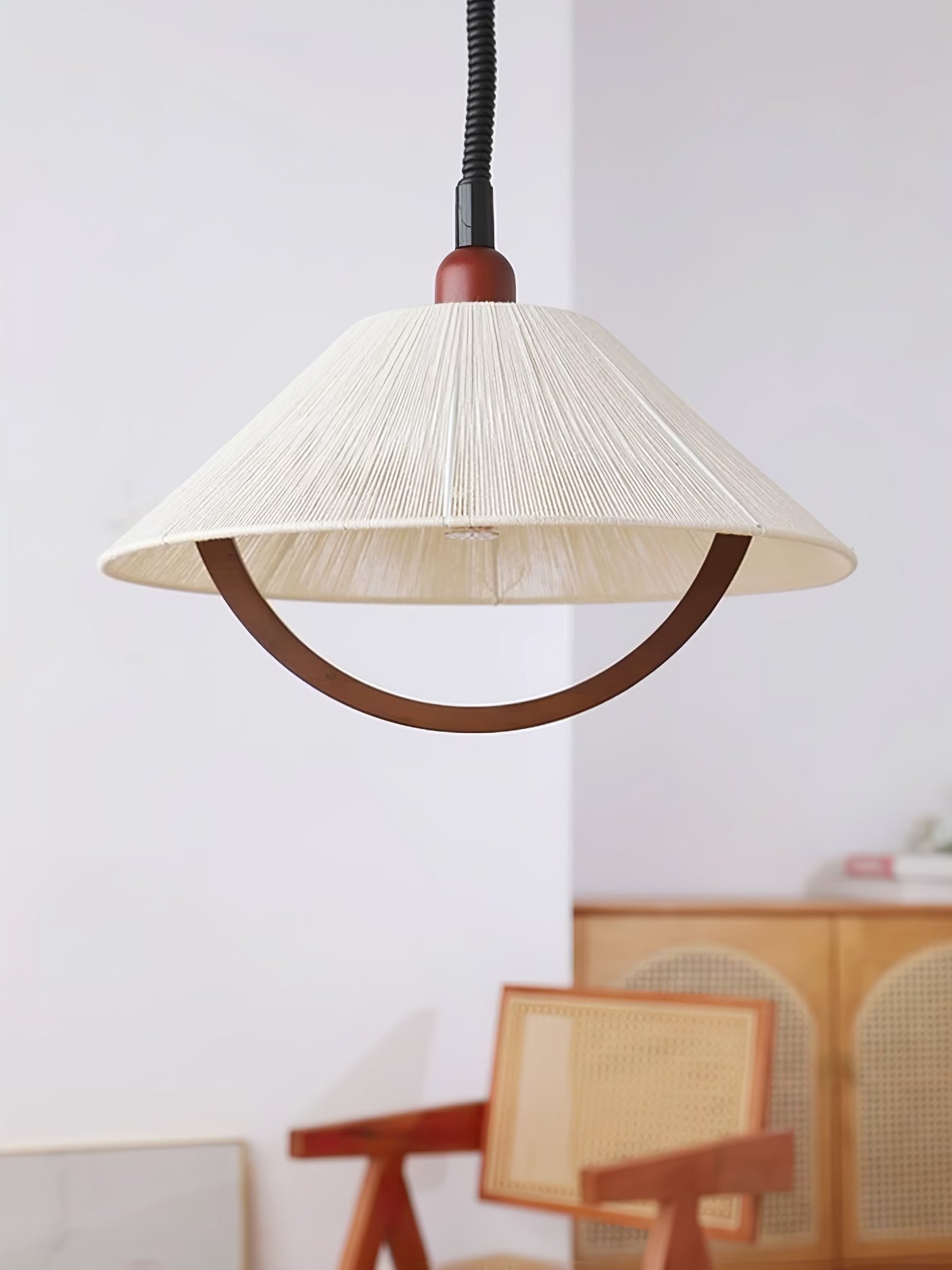 Syraeen Premium Nordic Art Bois Suspension - Neutralighting