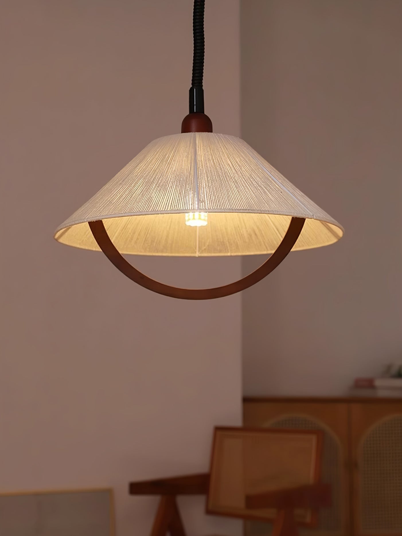 Syraeen Premium Nordic Art Bois Suspension - Neutralighting