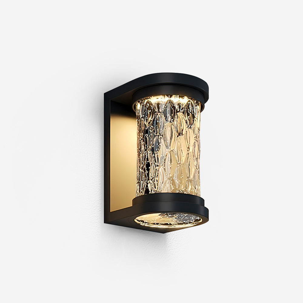 Artika Applique Murale Extérieure Acier Inoxydable Verre Texturé - Neutralighting