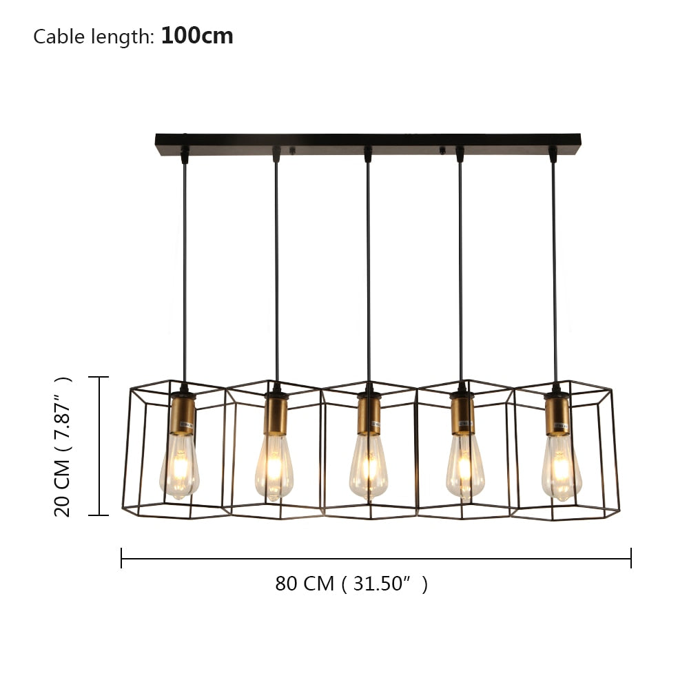 Arisha Suspension linéaire moderne pour le restaurant - Neutralighting