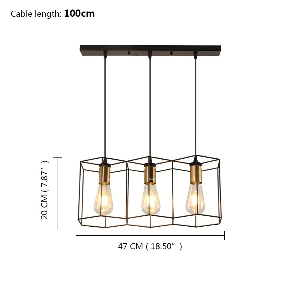 Arisha Suspension linéaire moderne pour le restaurant - Neutralighting