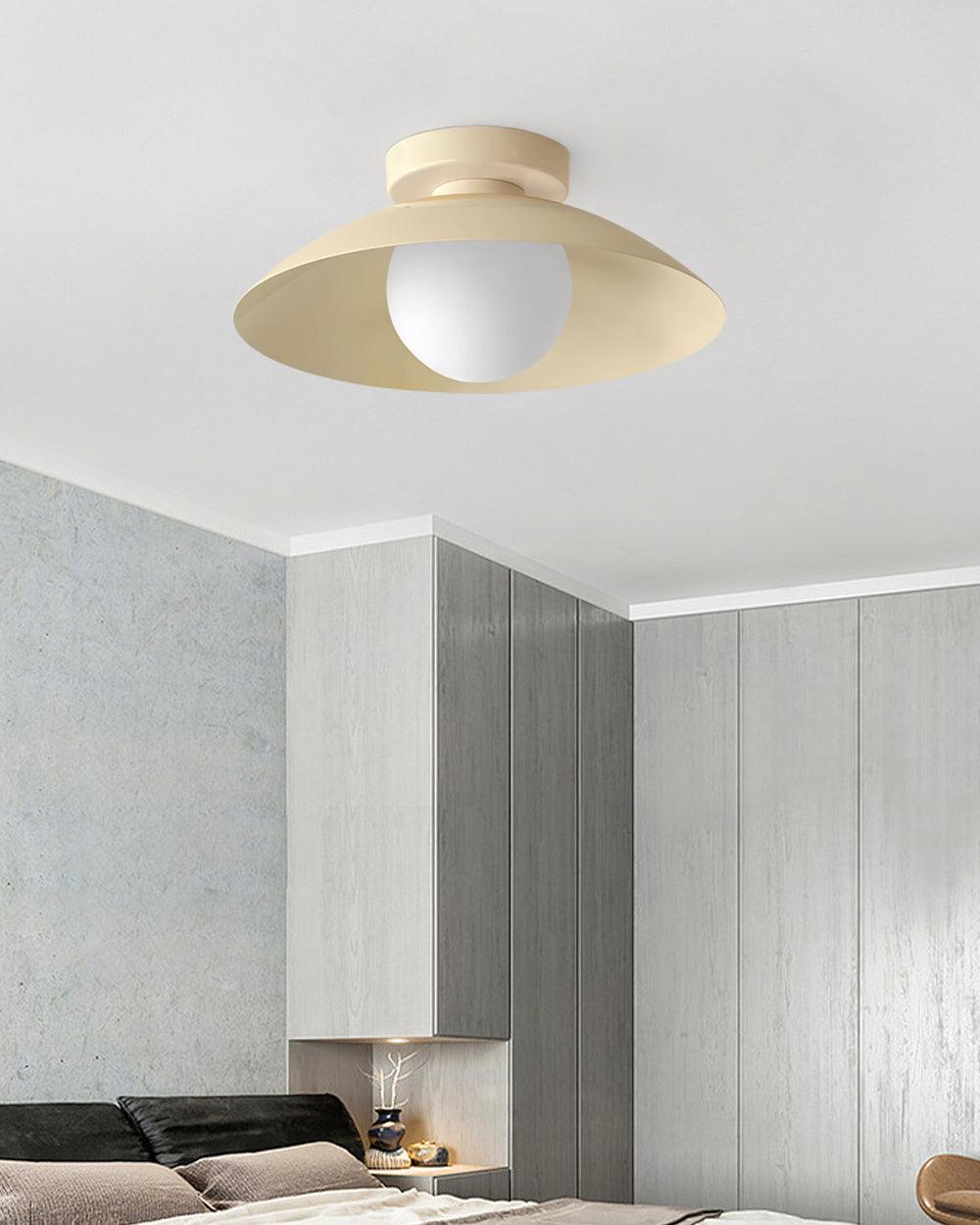 Solacien Plafonnier en verre et auvent avec options de couleurs - Neutralighting