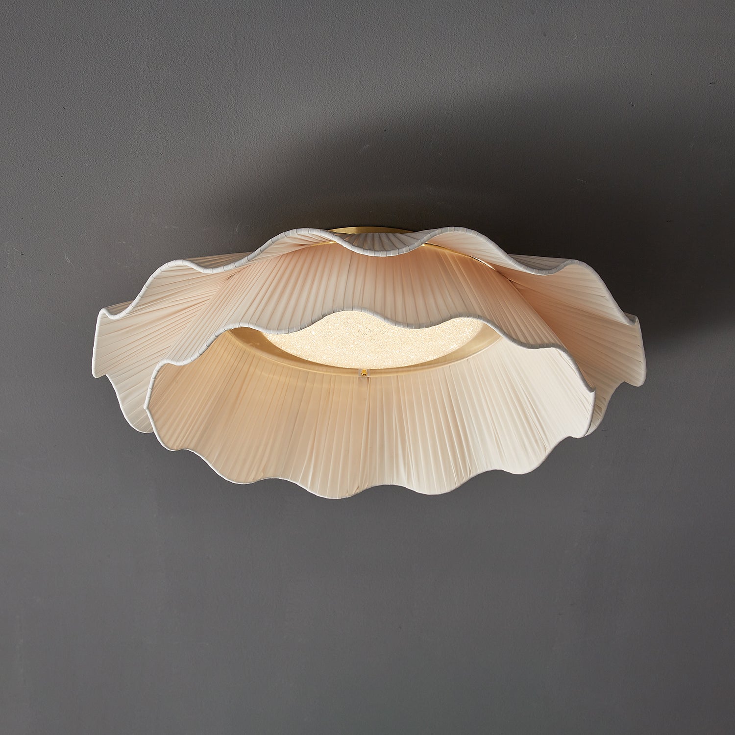 Tirah Plafonnier en tissu ondulé