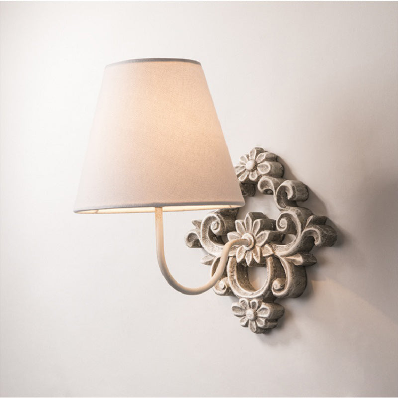 Alvuvys Modern Premium Elegance Fabric Metal Wall Lamp - Lamp Copper