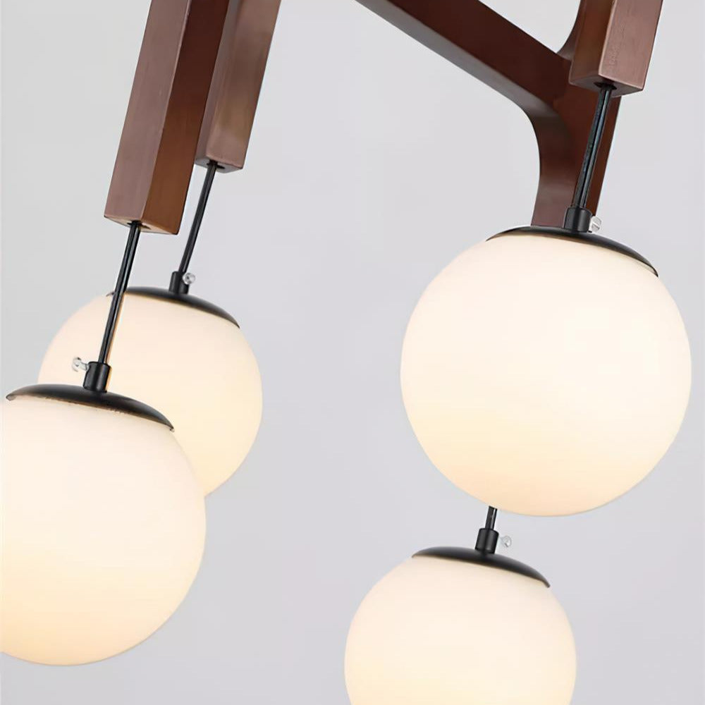 Terra Lustre Géométrique en Bois - Neutralighting