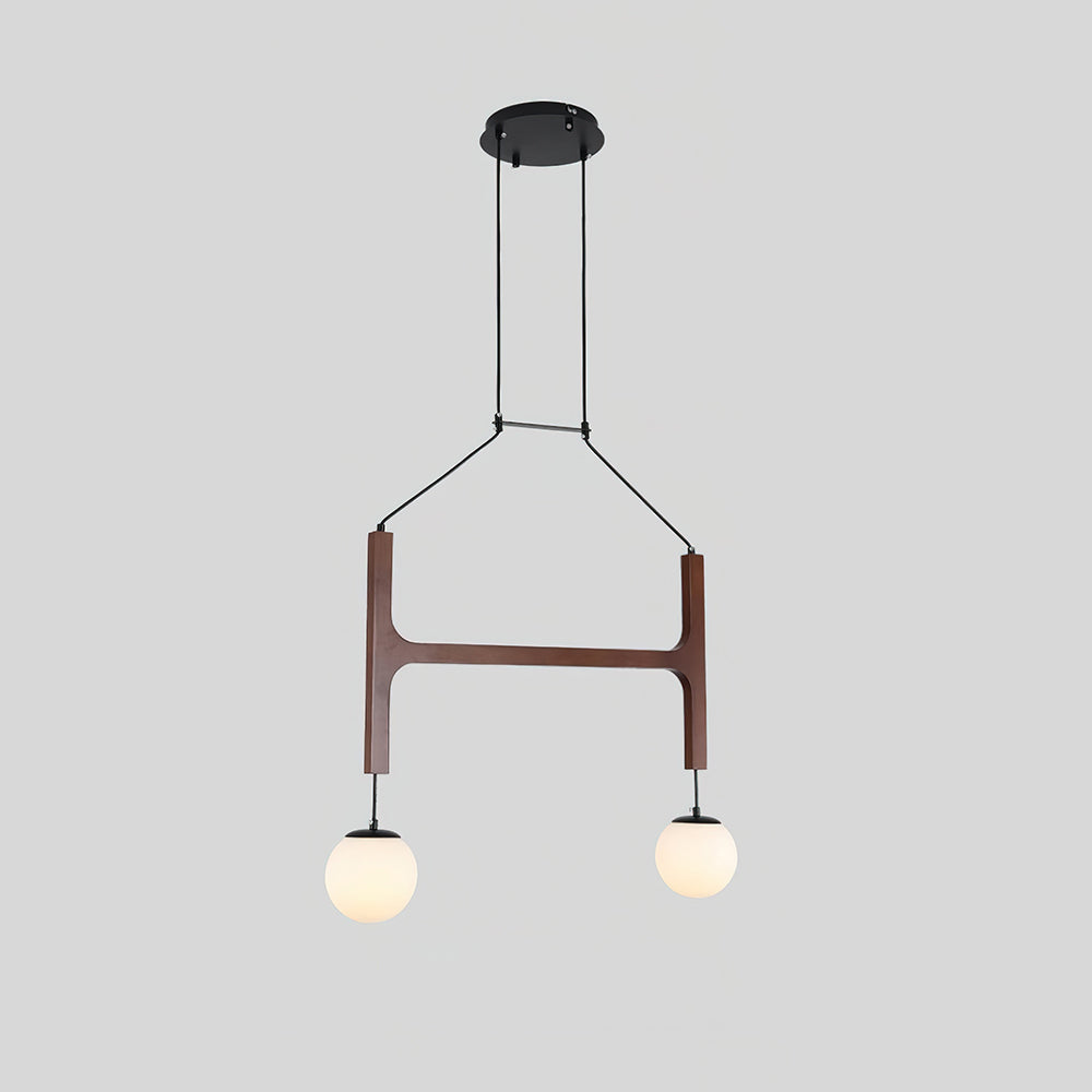 Terra Lustre Géométrique en Bois - Neutralighting