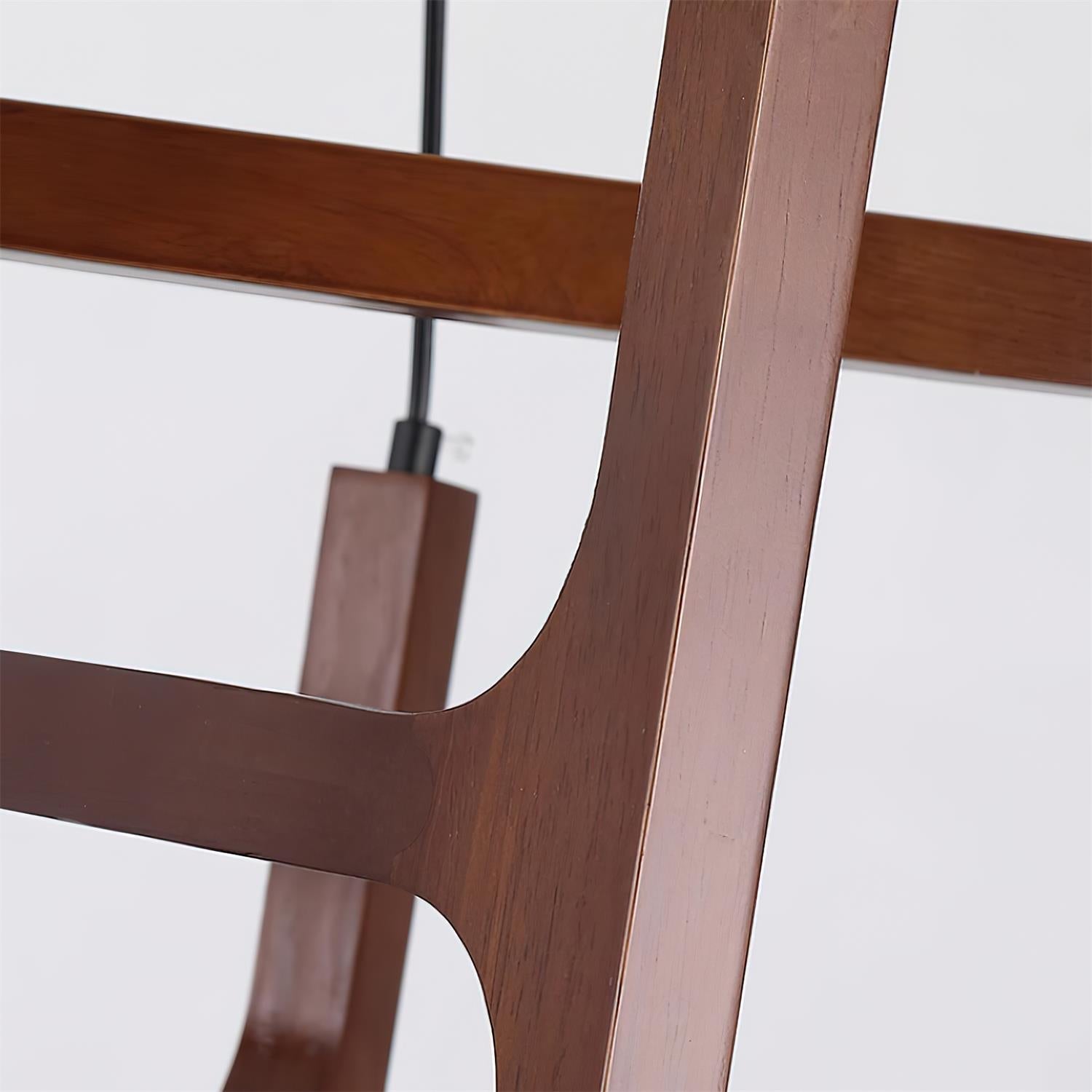 Terra Lustre Géométrique en Bois - Neutralighting