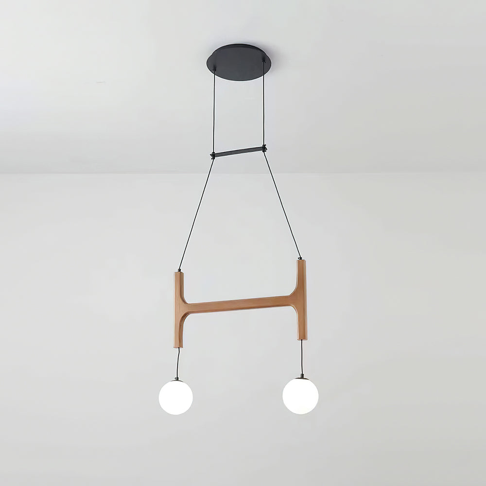 Terra Lustre Géométrique en Bois - Neutralighting