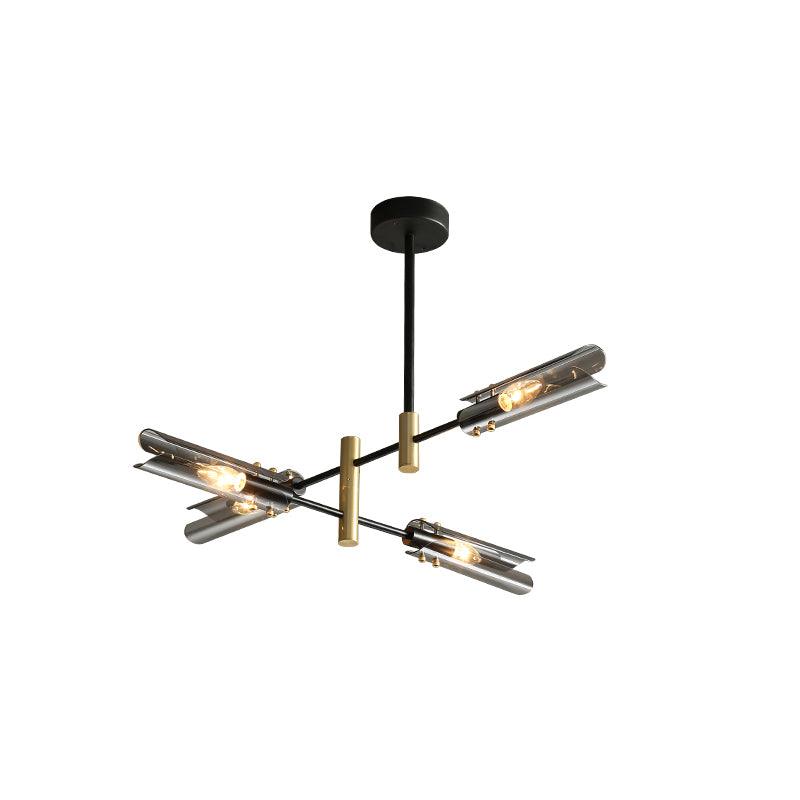 Lustra Chandelier Double 6-Luminaires Moderne - Neutralighting