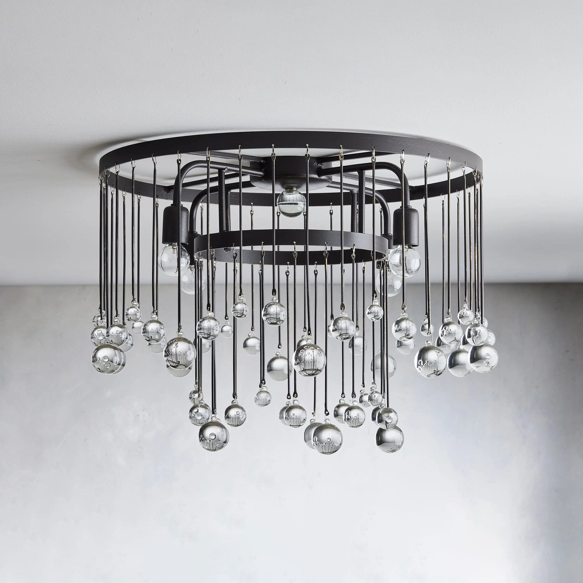 Fljotuvyo Postmodern Luxe Laiton Cristal Montage Encastré Plafonnier - Neutralighting