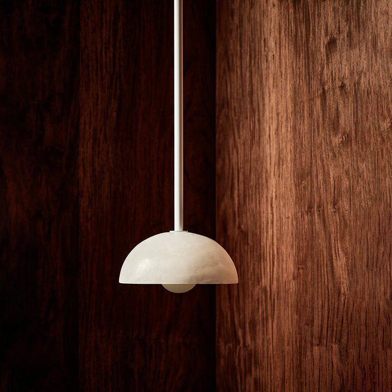 Aurelia Modern Minimalist Elegance Brass Metal Glass Pendant Lamp - Lamp Copper