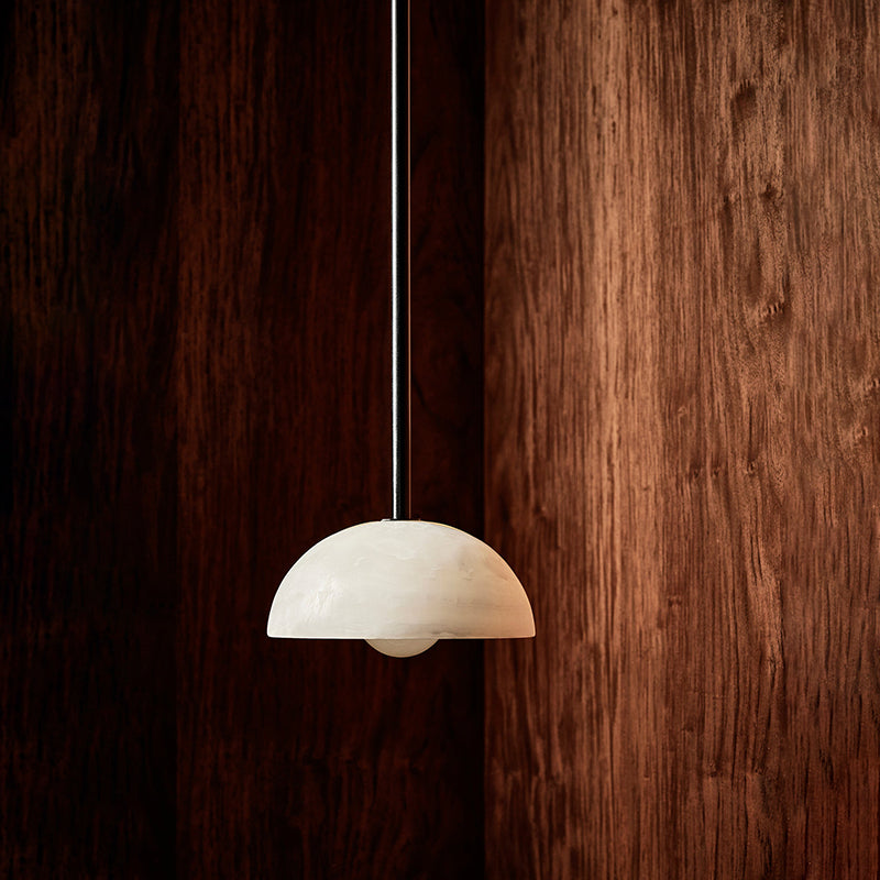 Aurelia Modern Minimalist Elegance Brass Metal Glass Pendant Lamp - Lamp Copper