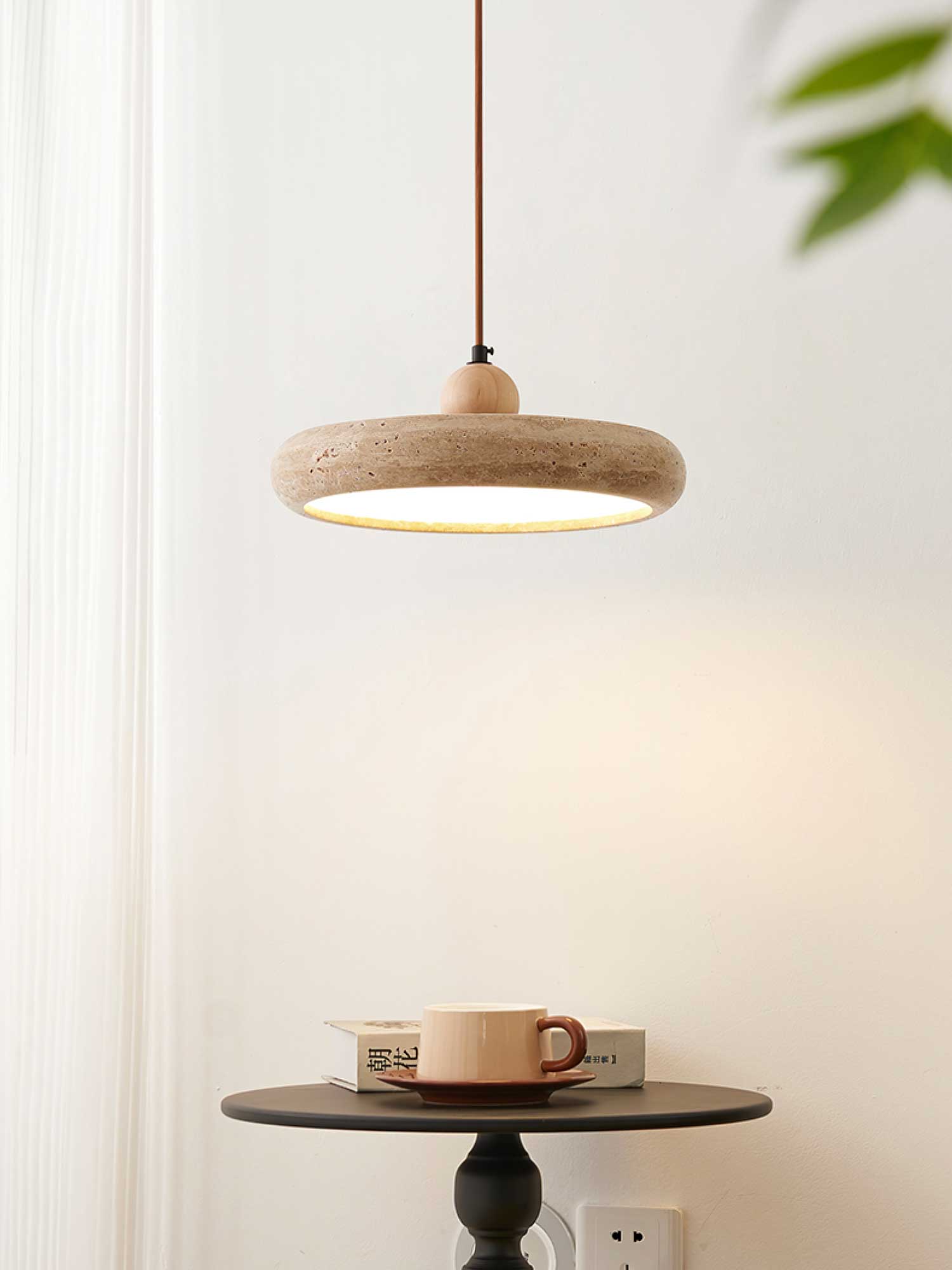 Zesolor Minimalist Travertine Pendant Light - Letslighting