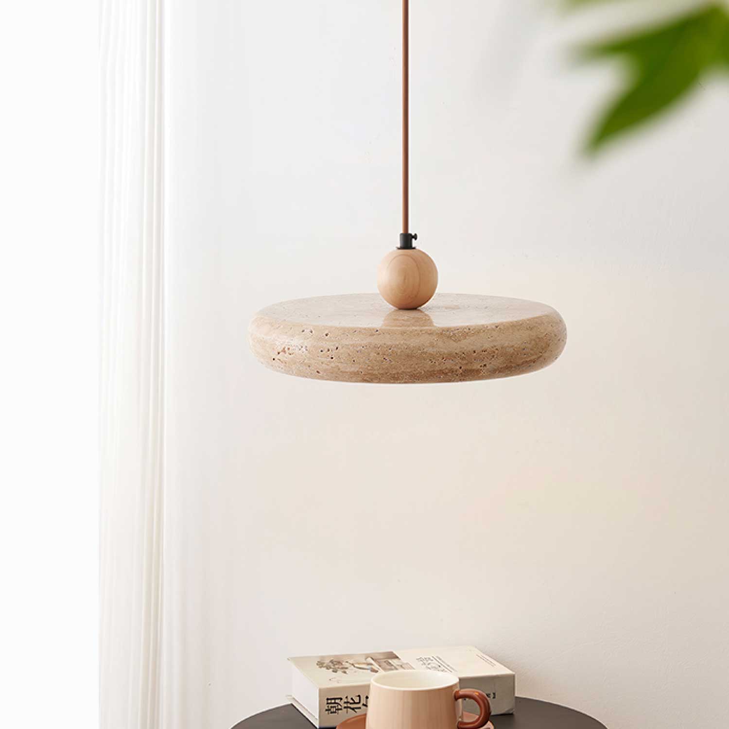 Zesolor Minimalist Travertine Pendant Light - Letslighting