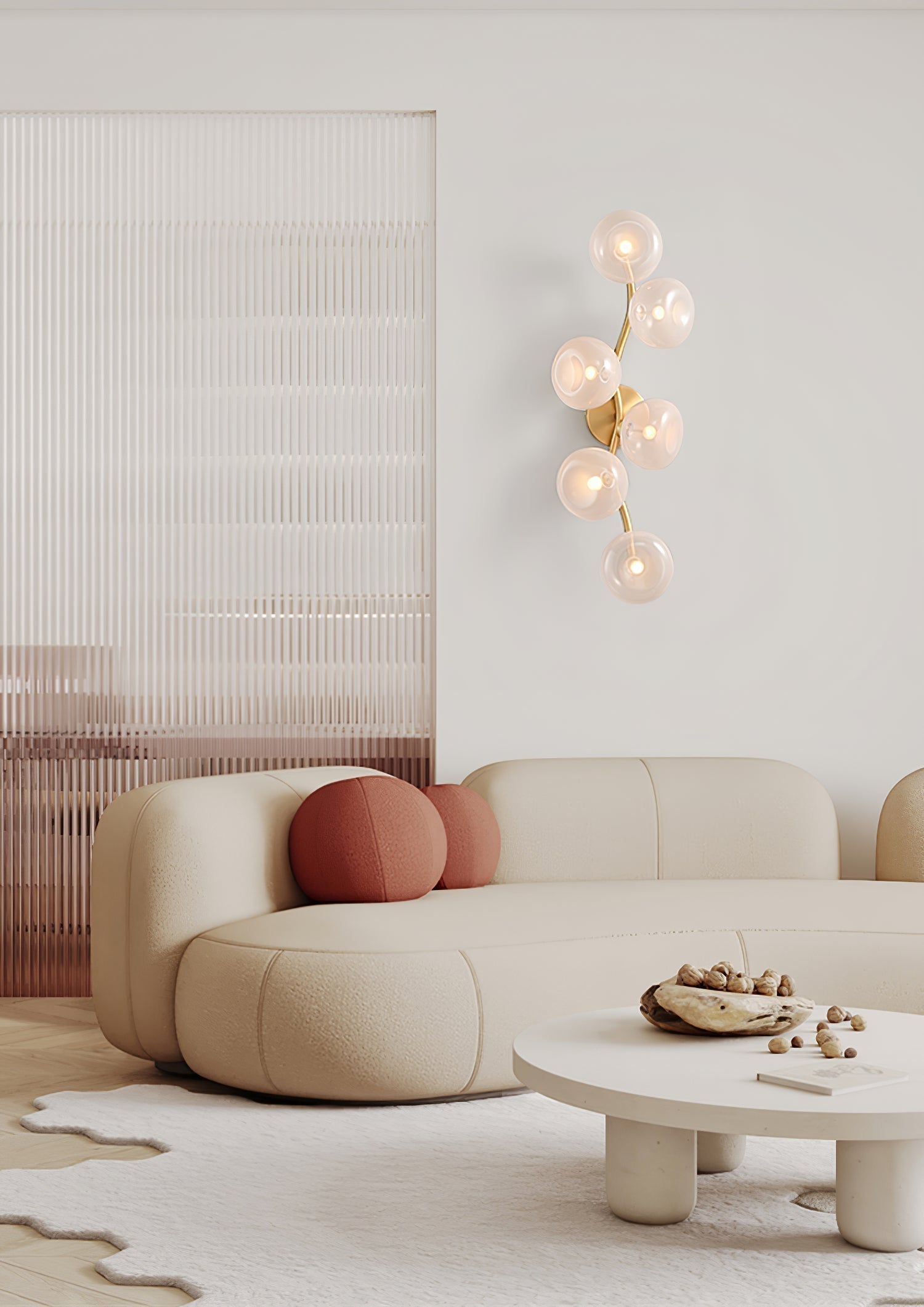Applique Murale Vigne Art Nordique En Verre - Neutralighting