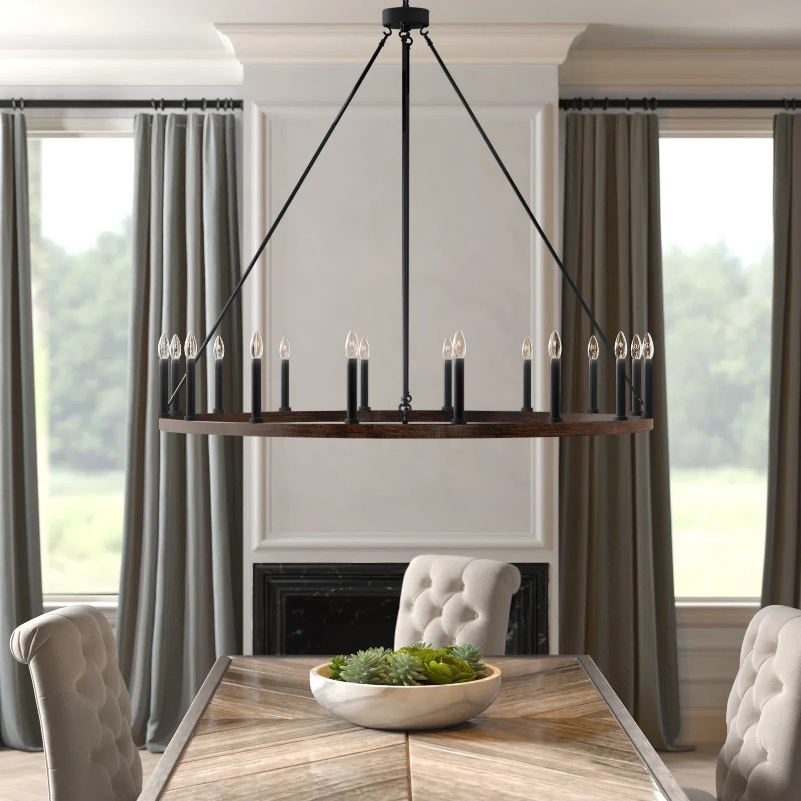 Mjolkuvyo Moderne Minimaliste Métal Lustre - Neutralighting