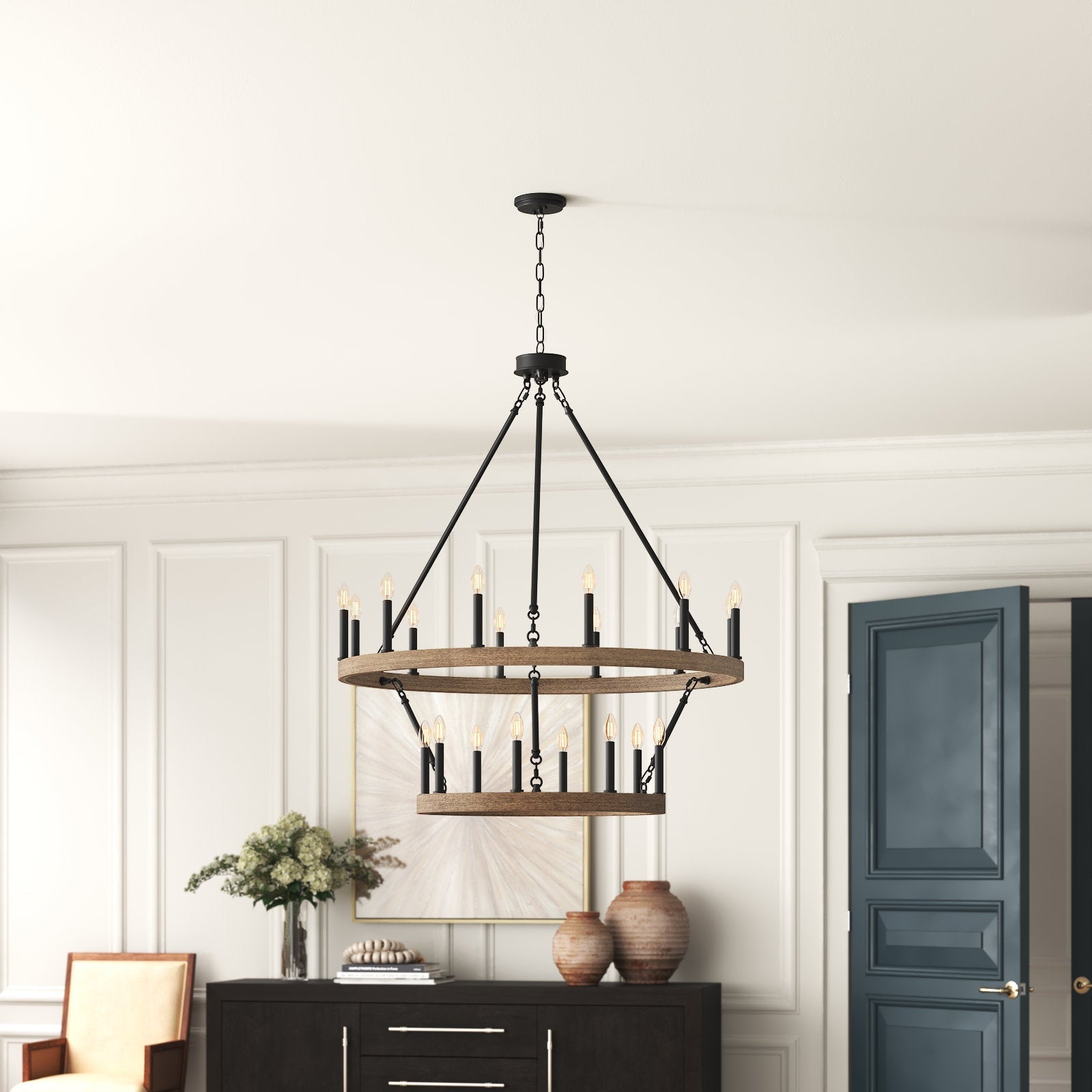 Mjolkuvyo Moderne Minimaliste Métal Lustre - Neutralighting