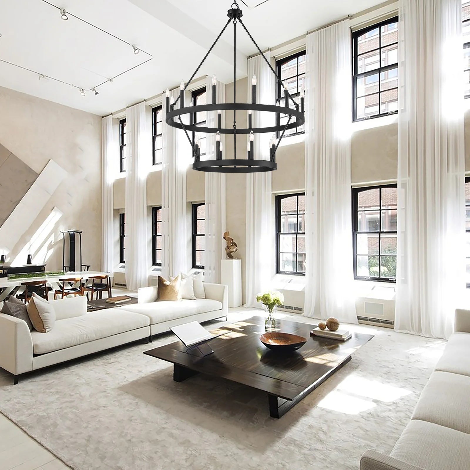 Mjolkuvyo Moderne Minimaliste Métal Lustre - Neutralighting