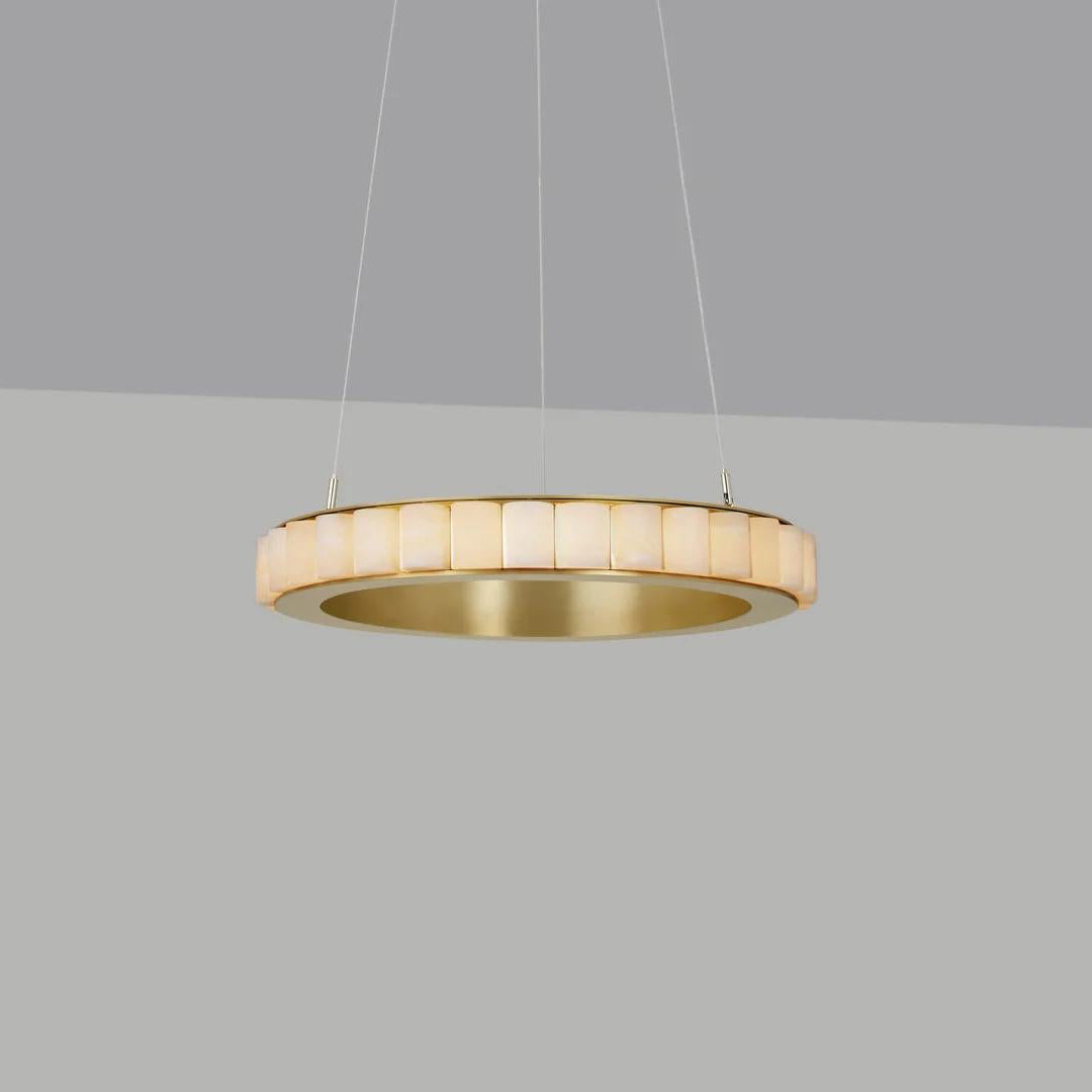 Sifuvyh Postmodern Luxury Stainless Alabaster Chandelier - Lamp Copper