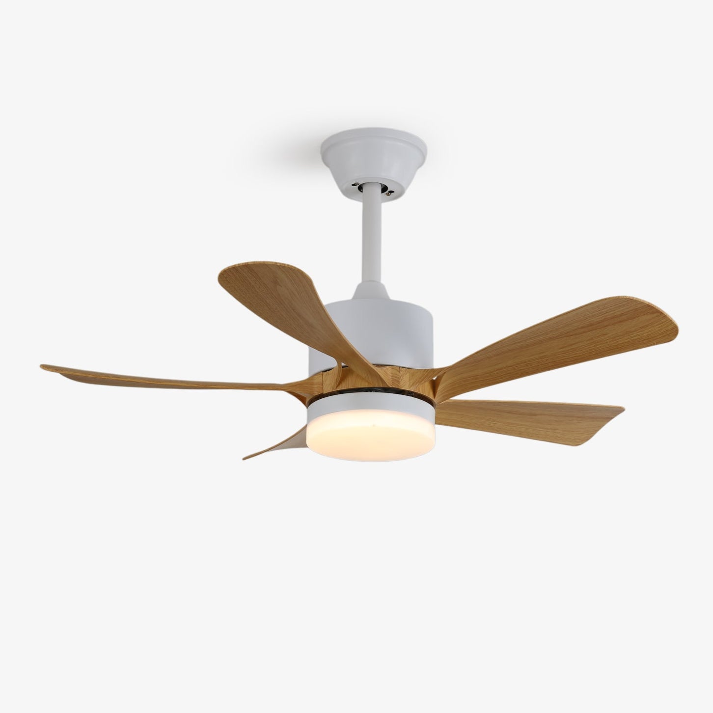 Plafonnier Ventilateur Sylven Moderne en Bois, diamètre 42 pouces