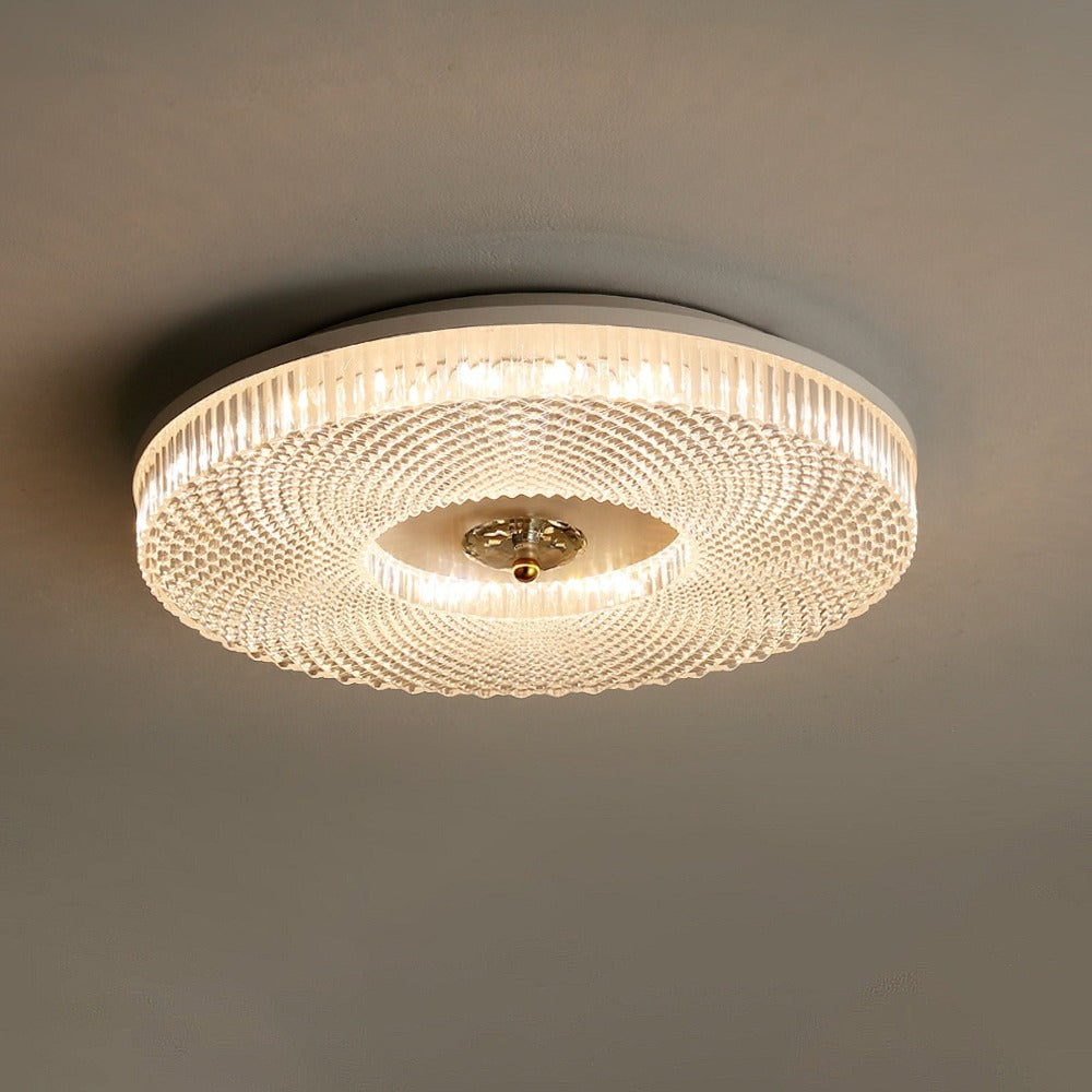 Orb Plafonnier Moderne Rond LED Blanc/Doré/Noir Chambre à Coucher - Neutralighting