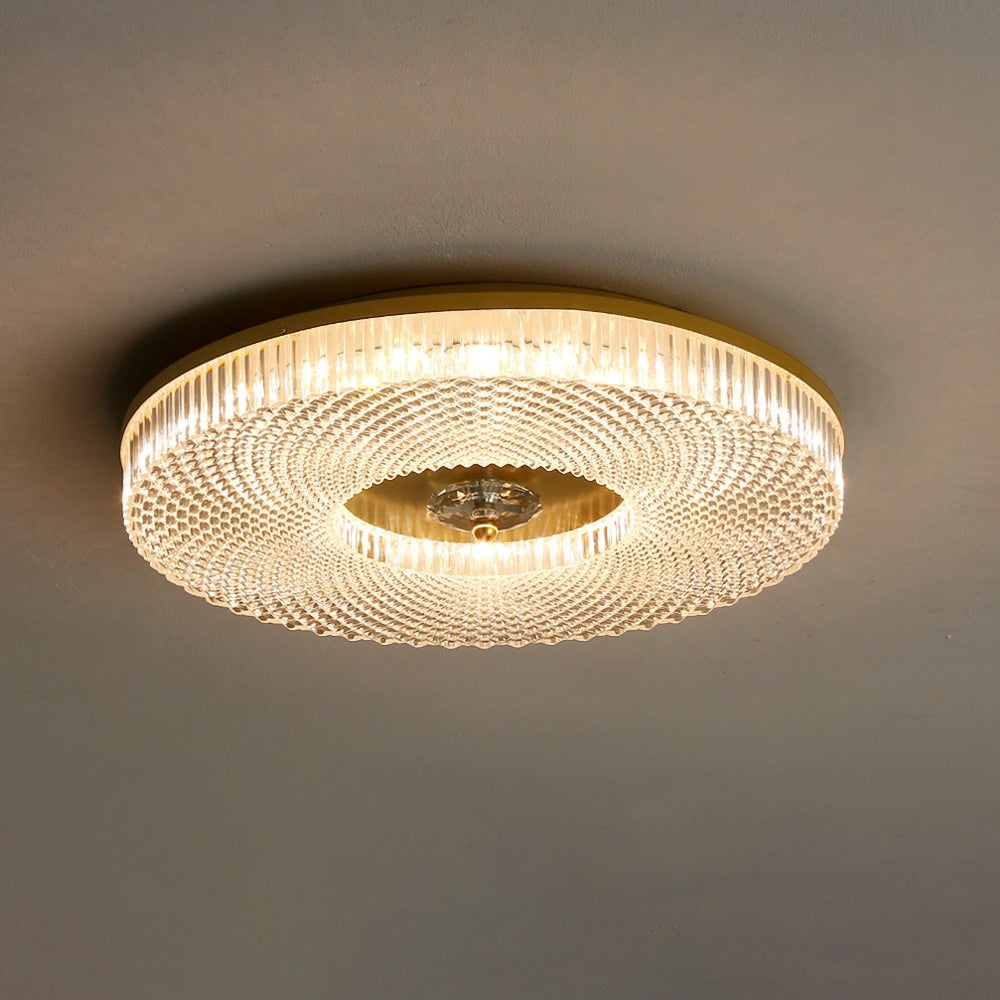 Orb Plafonnier Moderne Rond LED Blanc/Doré/Noir Chambre à Coucher - Neutralighting