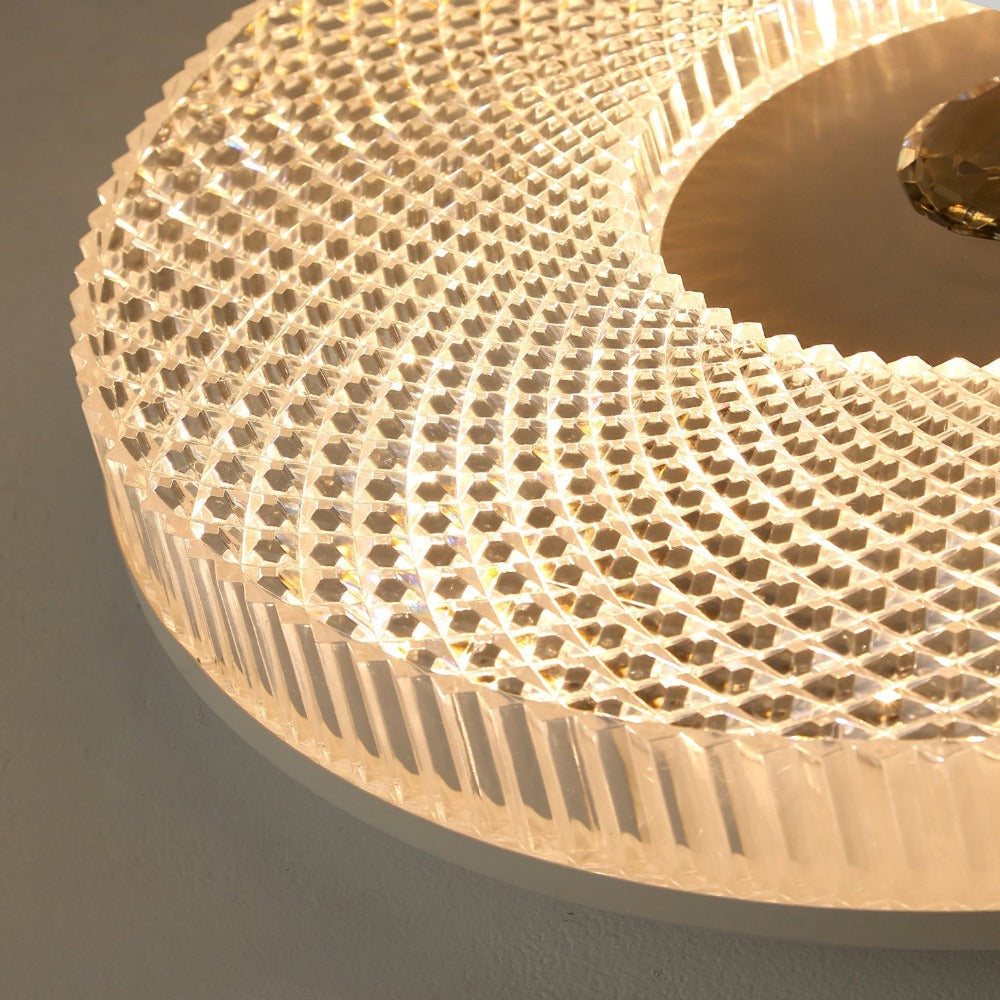 Orb Plafonnier Moderne Rond LED Blanc/Doré/Noir Chambre à Coucher - Neutralighting