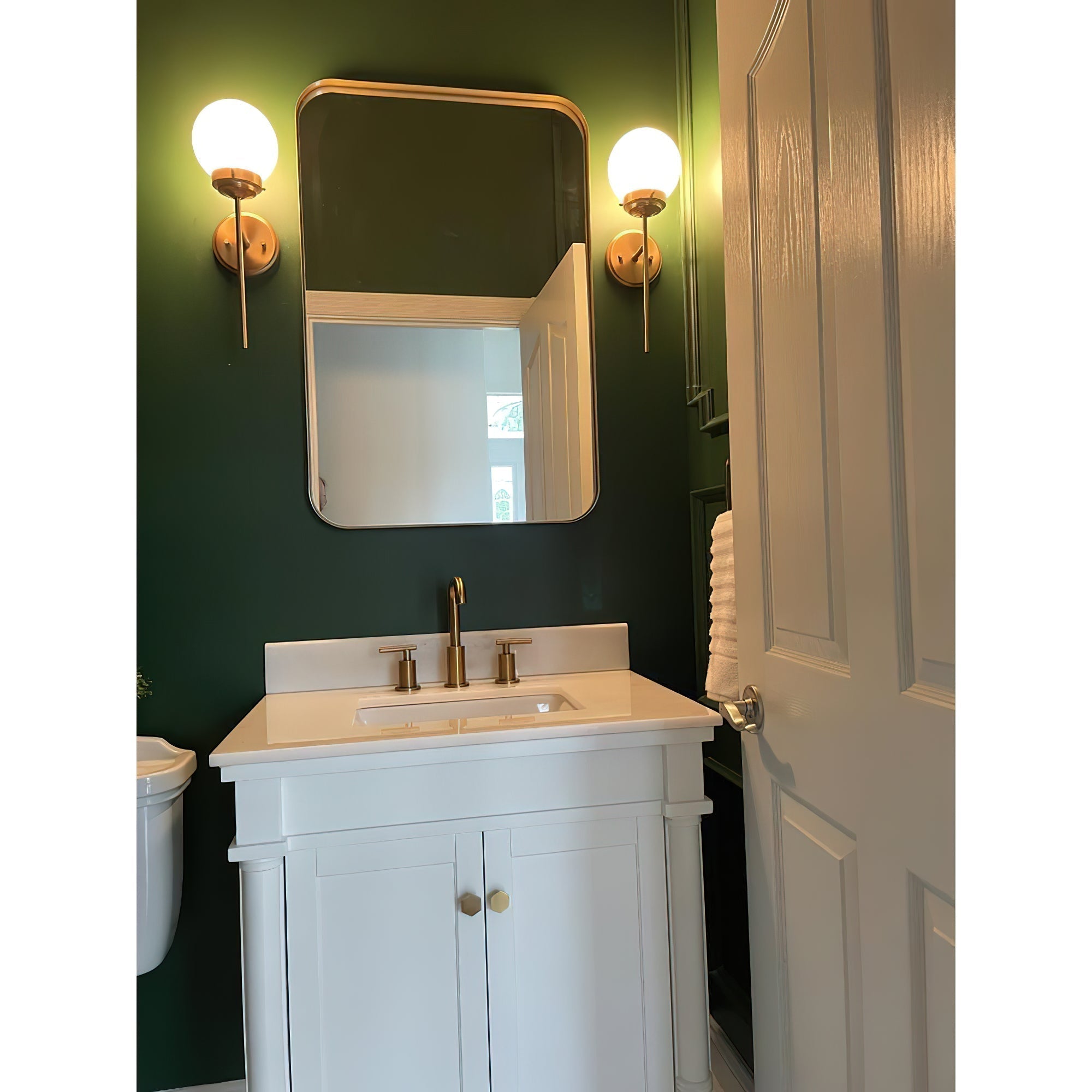 Waegnuvyh Moderne Minimaliste Laiton Verre Applique Murale - Neutralighting
