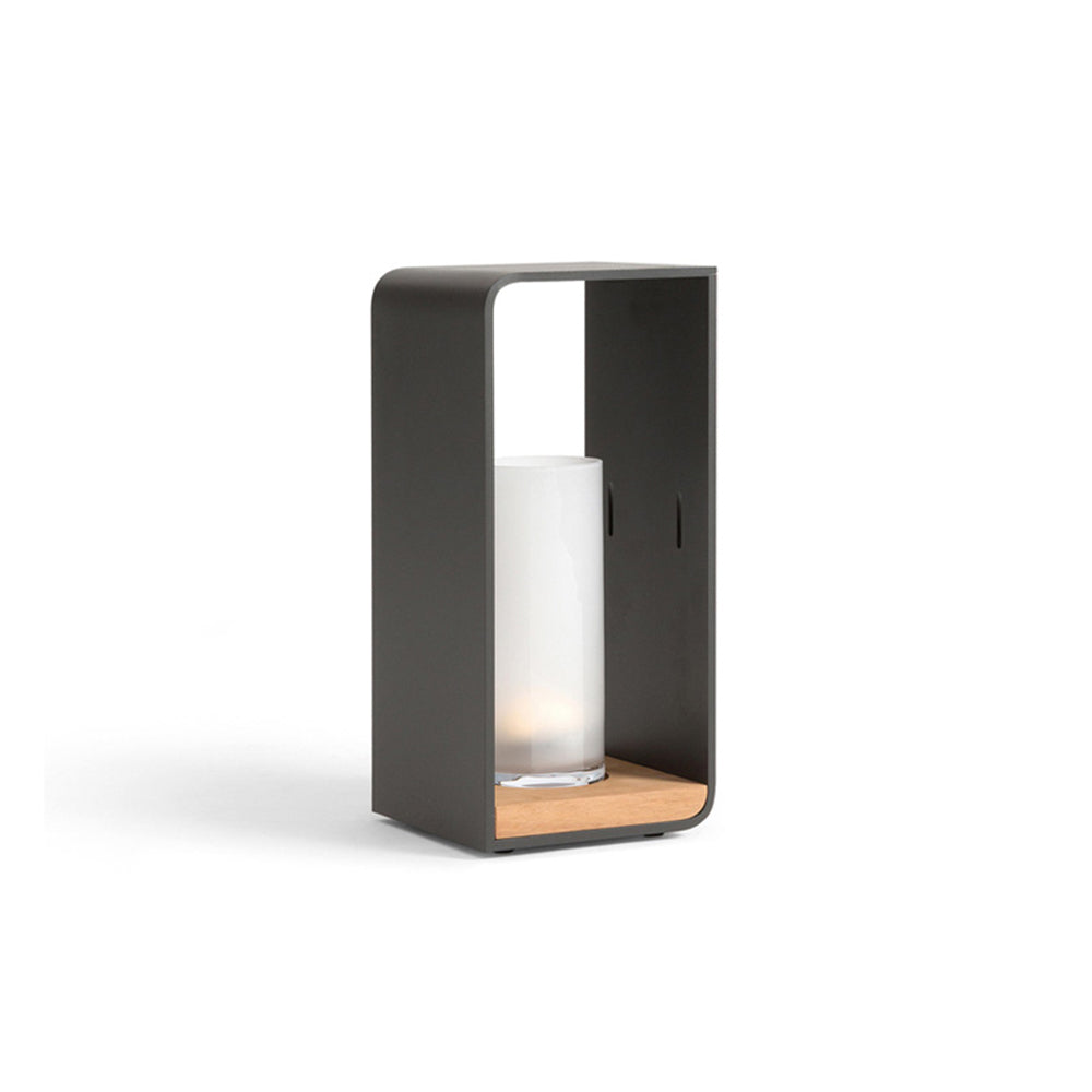 Halie Lampadaire Solaire Bougie Moderne. Métal. Noir. Allée - Neutralighting