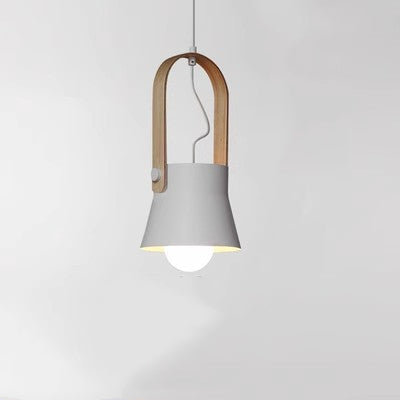 Valentina Vintage Suspension Noir/Orange Métal/Bois Chambre à coucher - Neutralighting