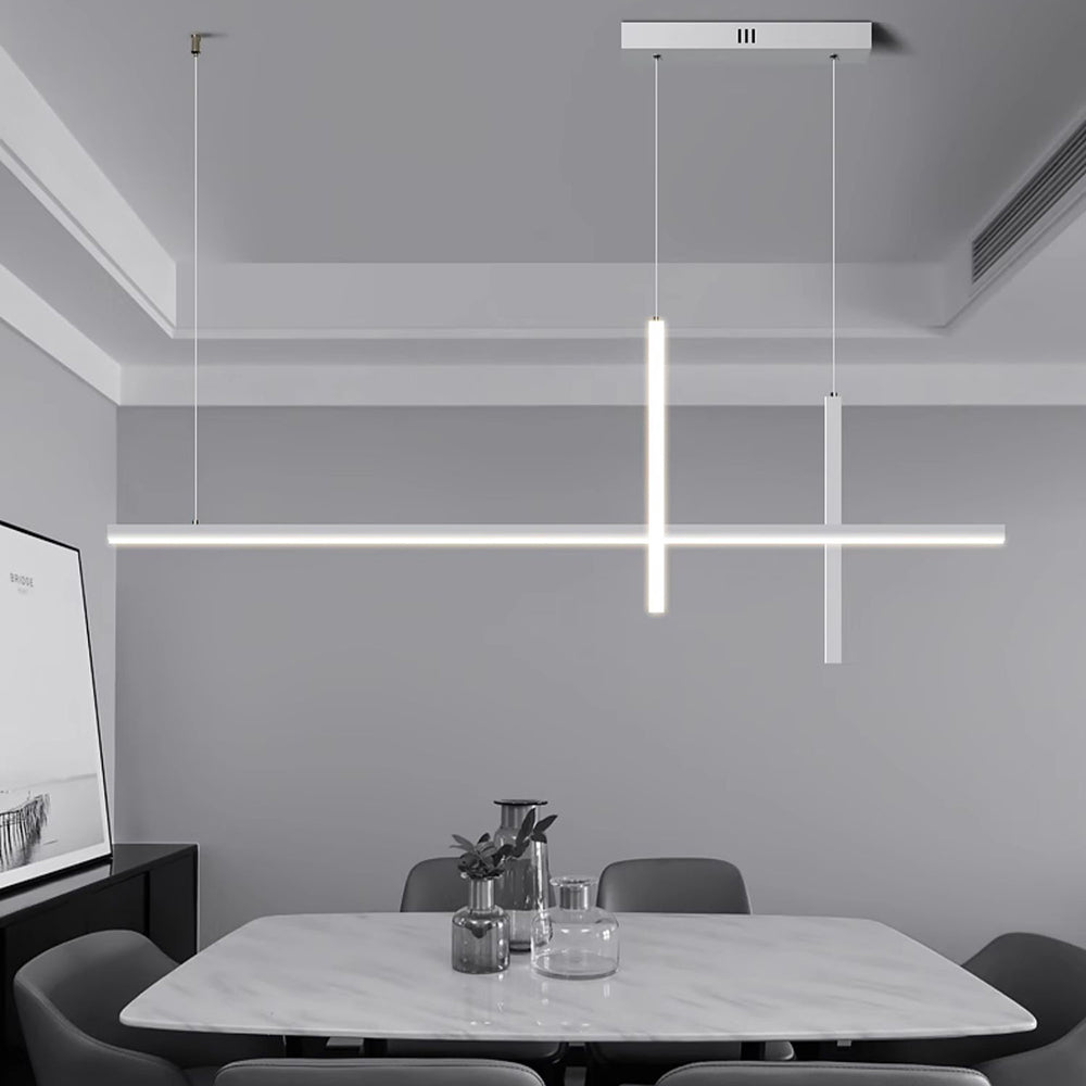 Ray Moderne Suspension Métal/Acrylique Noir/Blanc Salle à manger - Neutralighting