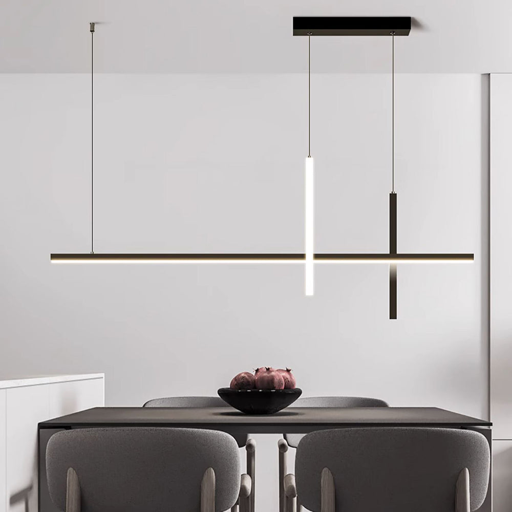Ray Moderne Suspension Métal/Acrylique Noir/Blanc Salle à manger - Neutralighting